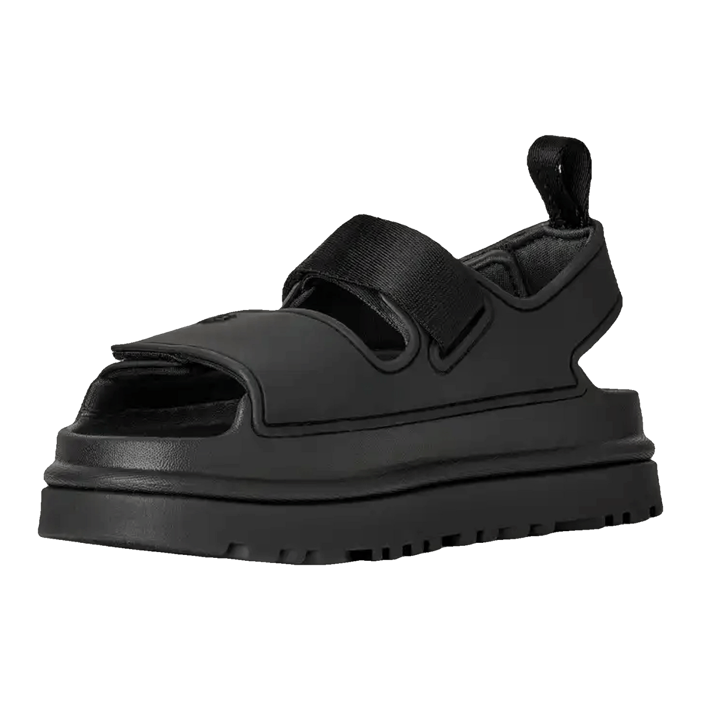 UGG GoldenGlow Sandal Black (Kids) Side