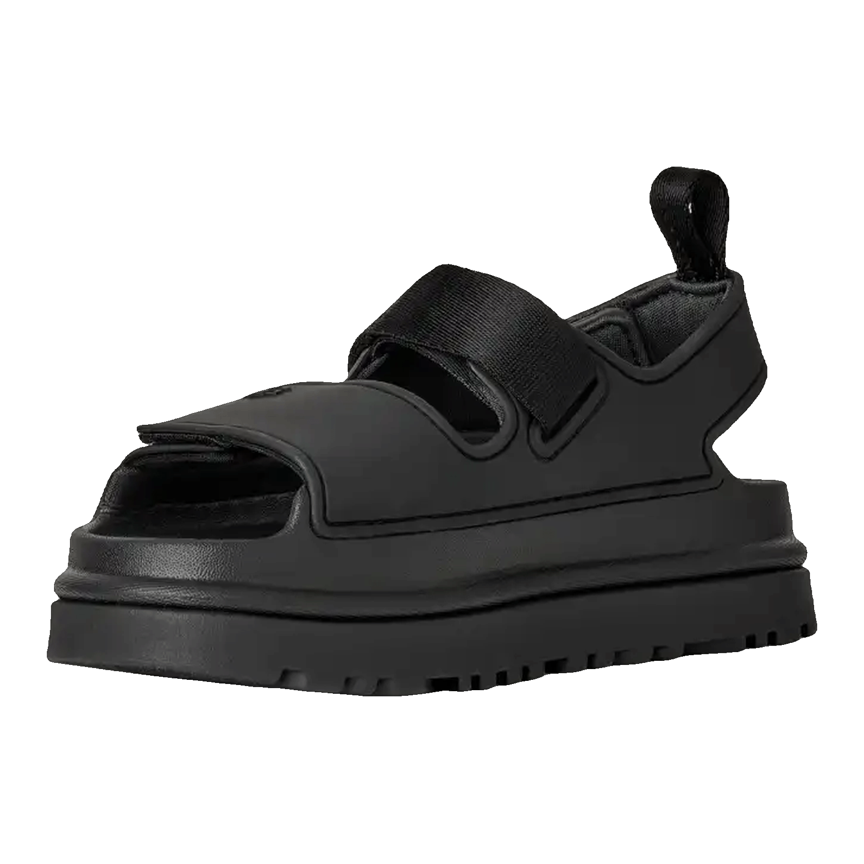 UGG GoldenGlow Sandal Black (Kids) Side