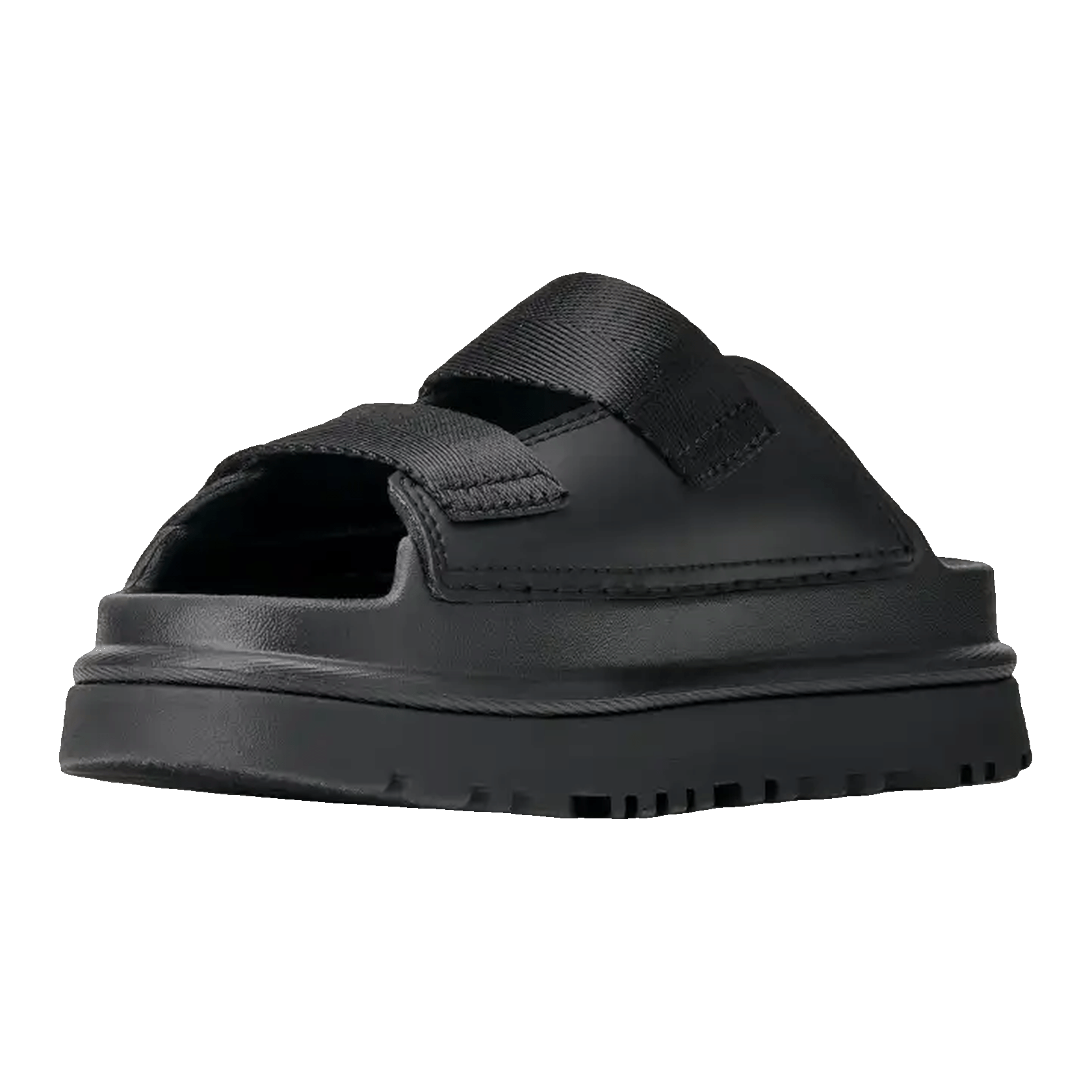 UGG GoldenGlow Slide Black (Kids) Side