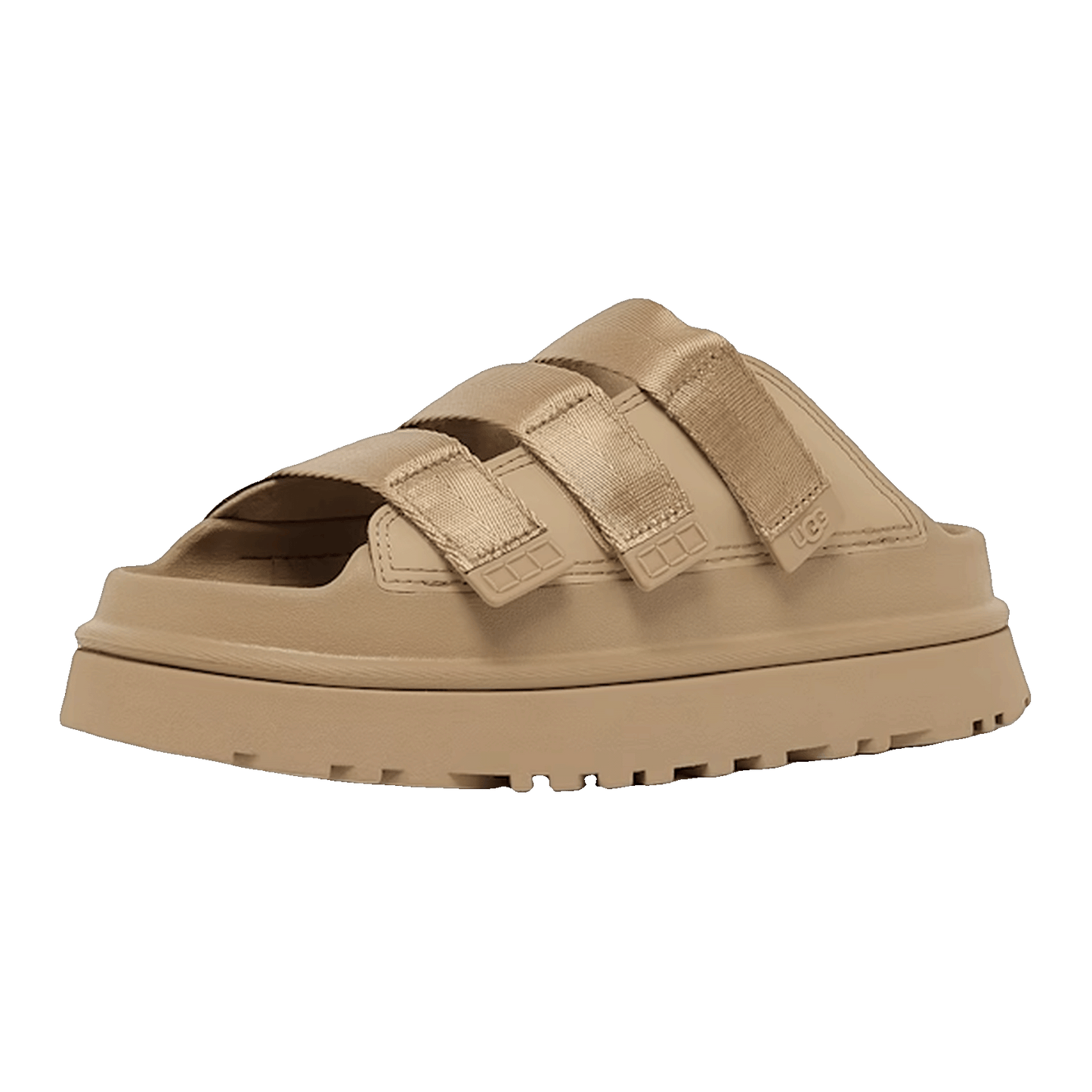 UGG GoldenGlow Slide Dark Sand (W) Side