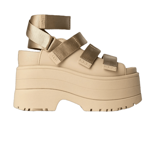 UGG GoldenRise Platform Sandals Mustard Seed (W)