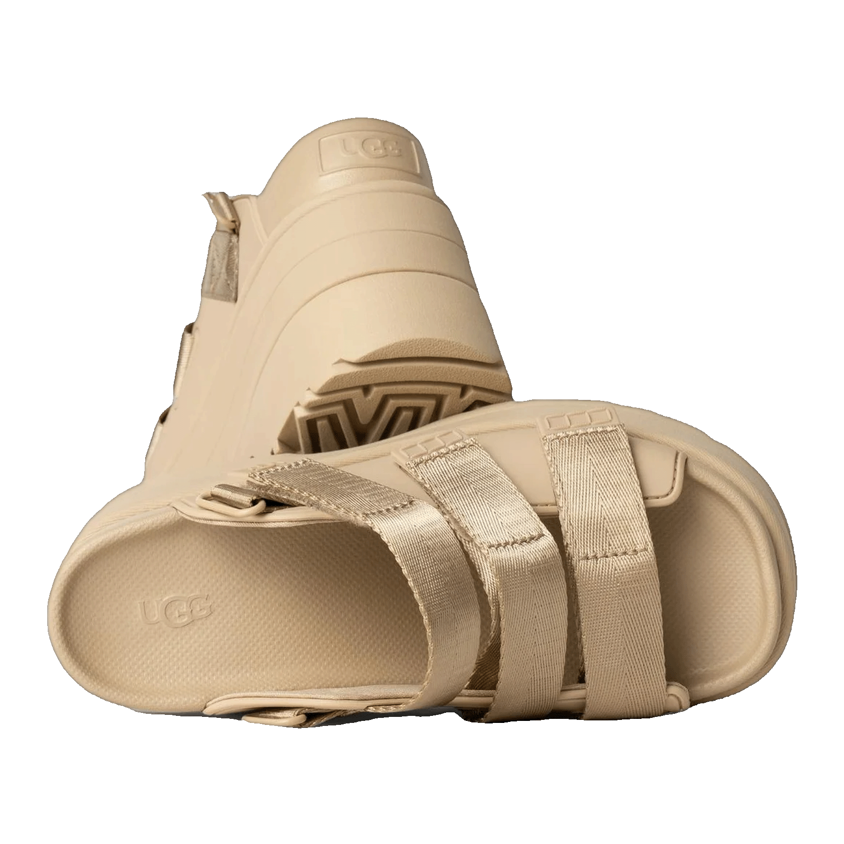 UGG GoldenRise Platform Sandals Mustard Seed (W) Oben