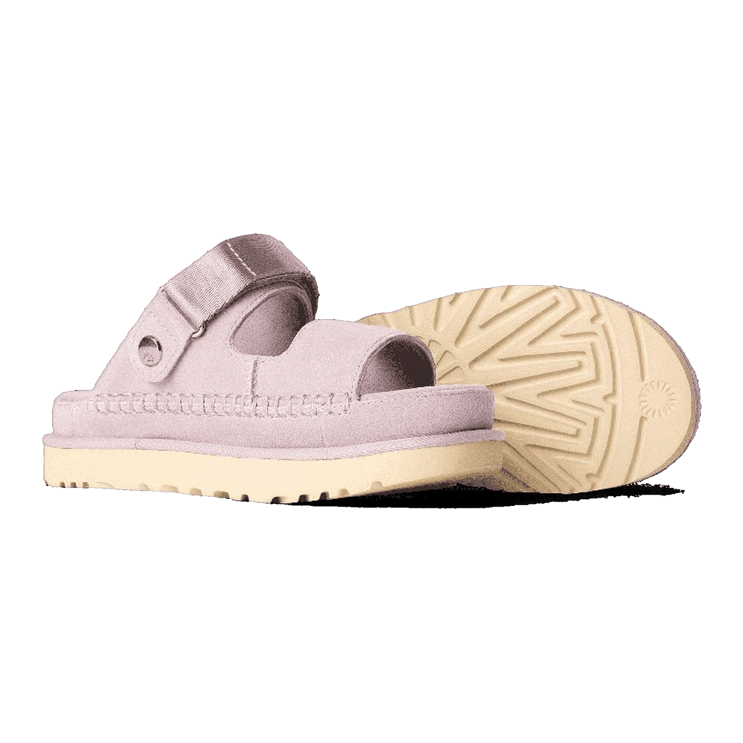 UGG Goldenstar Glide Sandal Bay Fog (W) Side