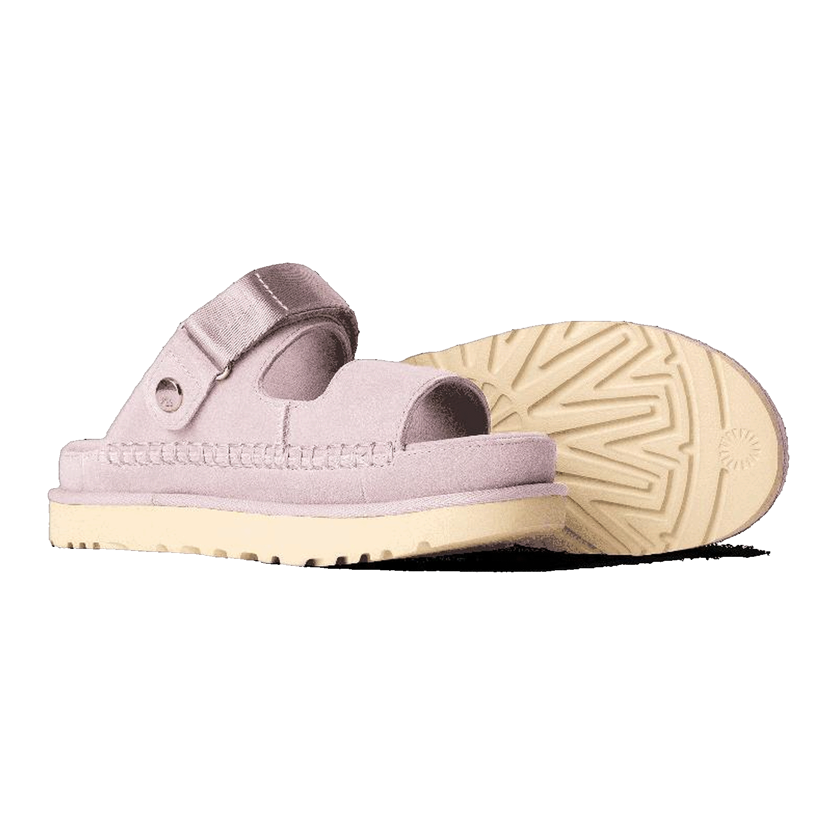UGG Goldenstar Glide Sandal Bay Fog (W) Side