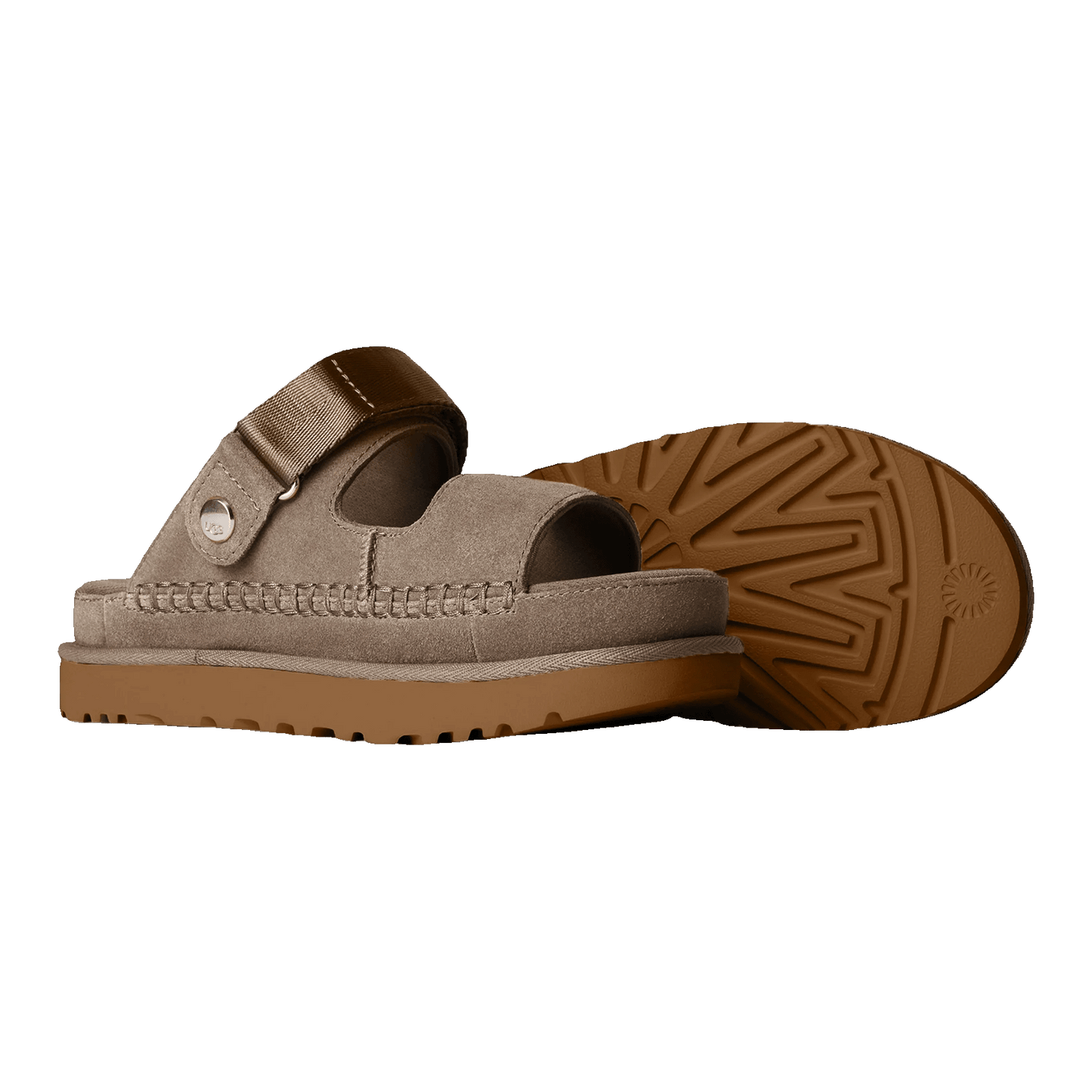 UGG Goldenstar Glide Sandal Smoke Plume (W) Side