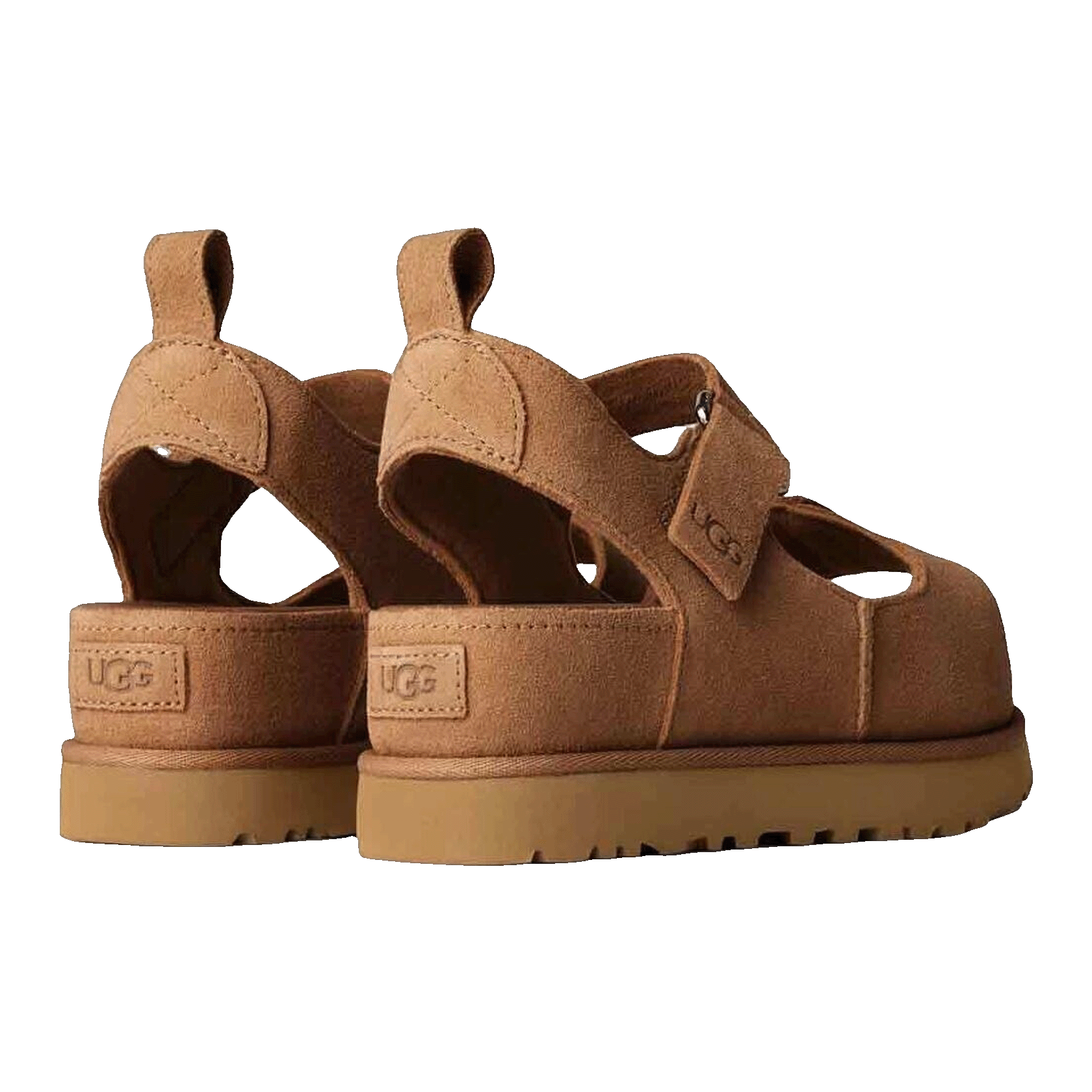 UGG Goldenstar Hi Sandal Chestnut (W) Back