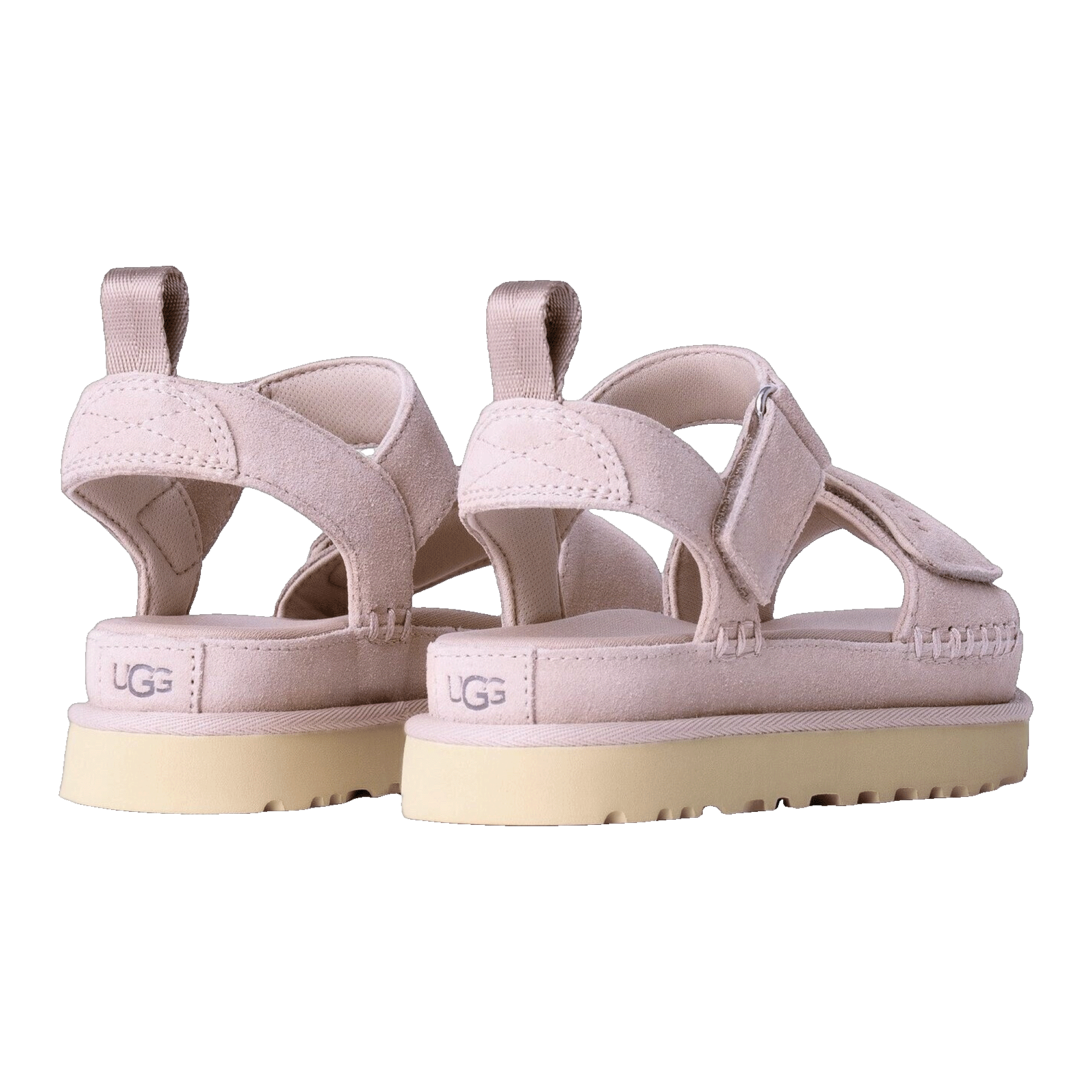 UGG Goldenstar Platform Sandal Bay Fog (W) Back