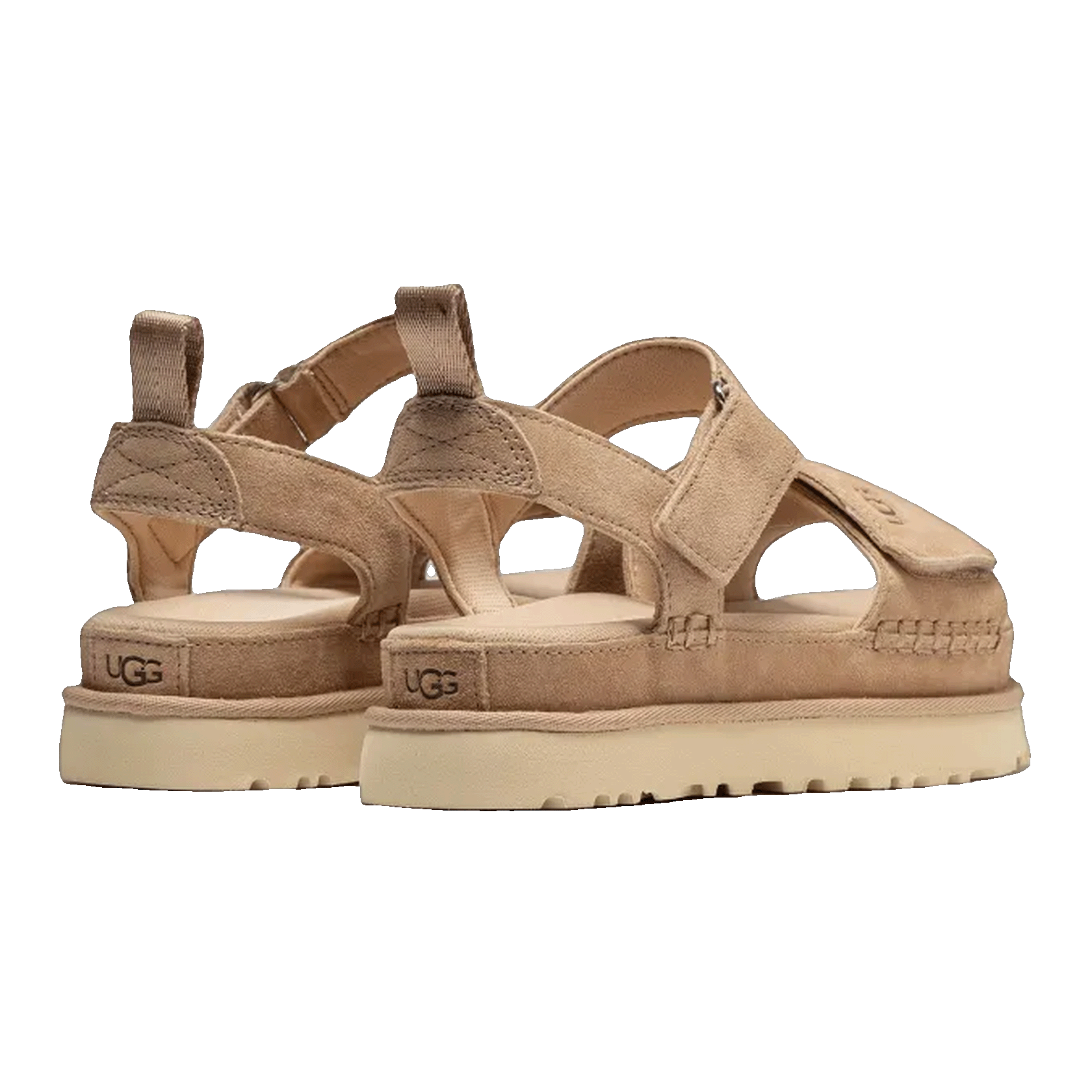 UGG Goldenstar Platform Sandal Driftwood (W) Back