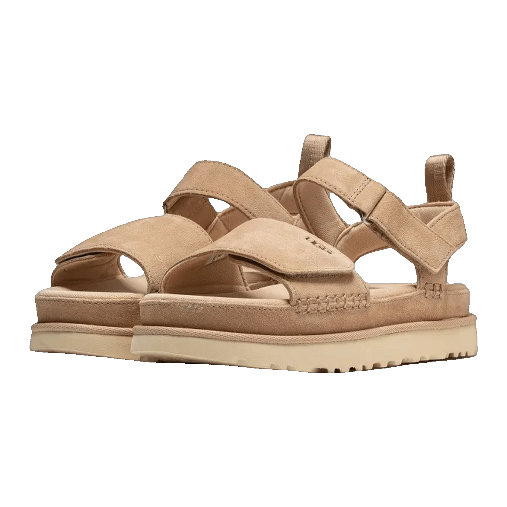 UGG Goldenstar Platform Sandal Driftwood (W) Side