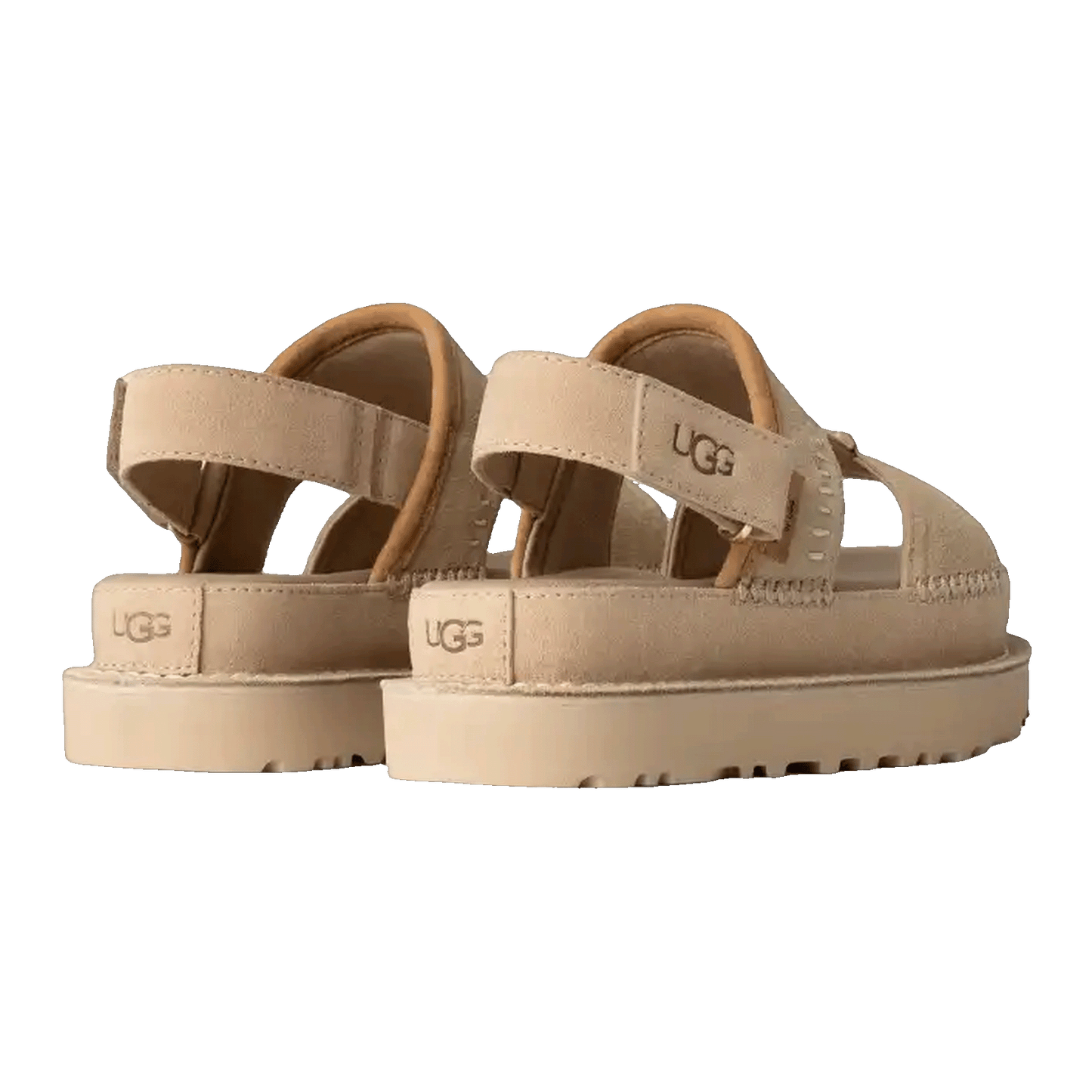 UGG Goldenstar Platform Sandal Sand (W) Back