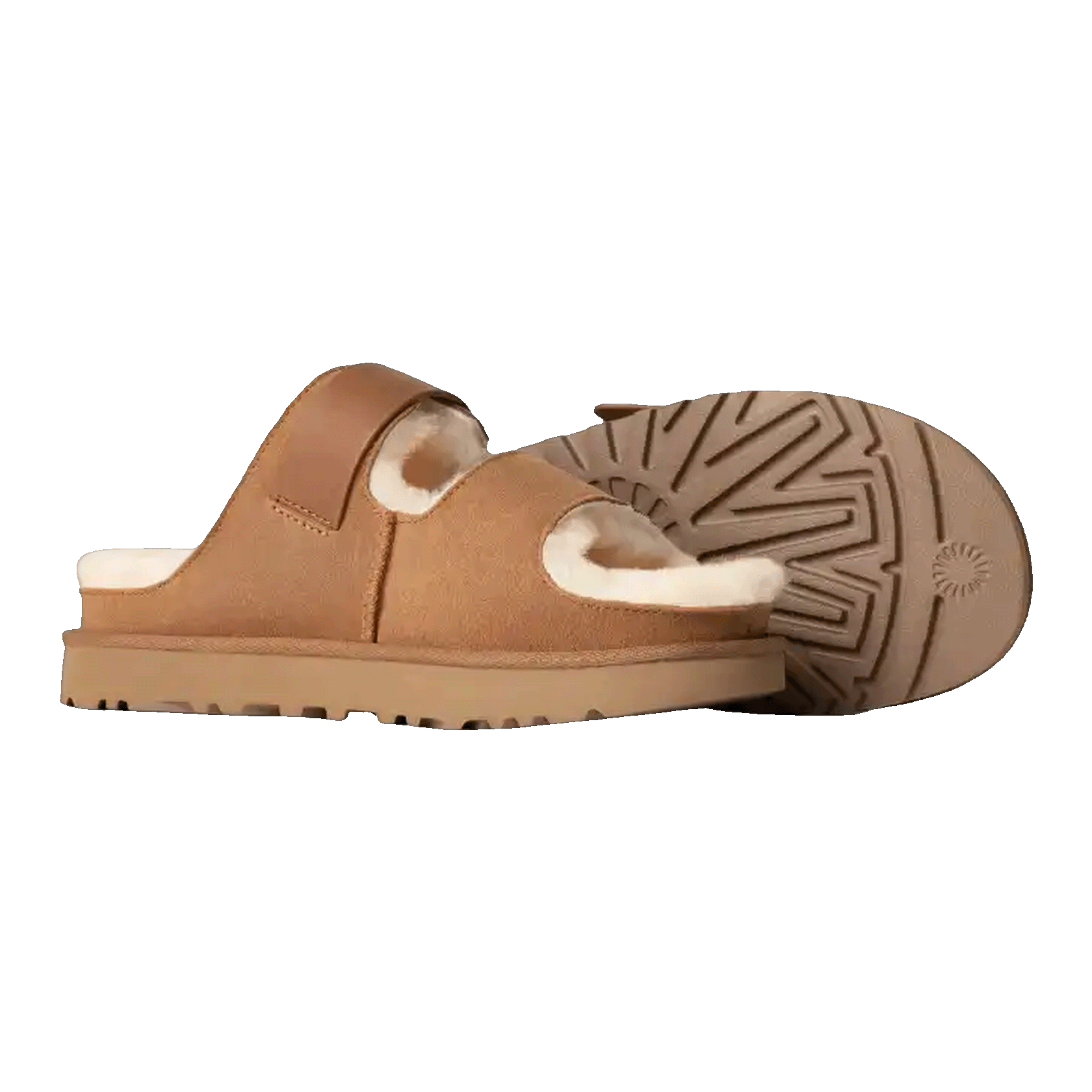 UGG Greenport Strap Slide Chestnut (W) Side