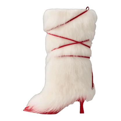 UGG Heel AMBUSH White Red (W) Detail