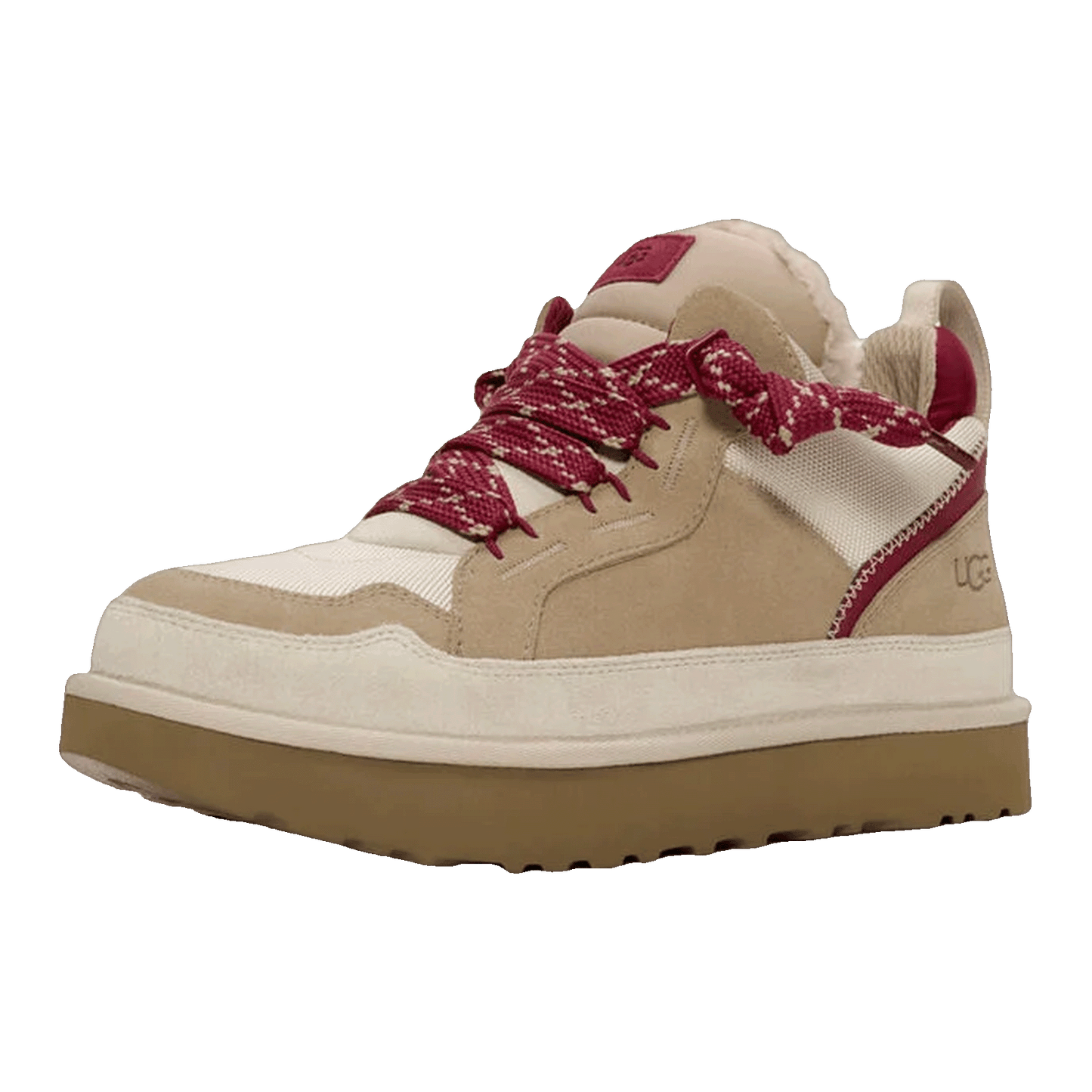 UGG Lowmel Driftwood Biking Red Side