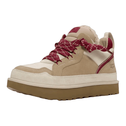 UGG Lowmel Driftwood Biking Red Side