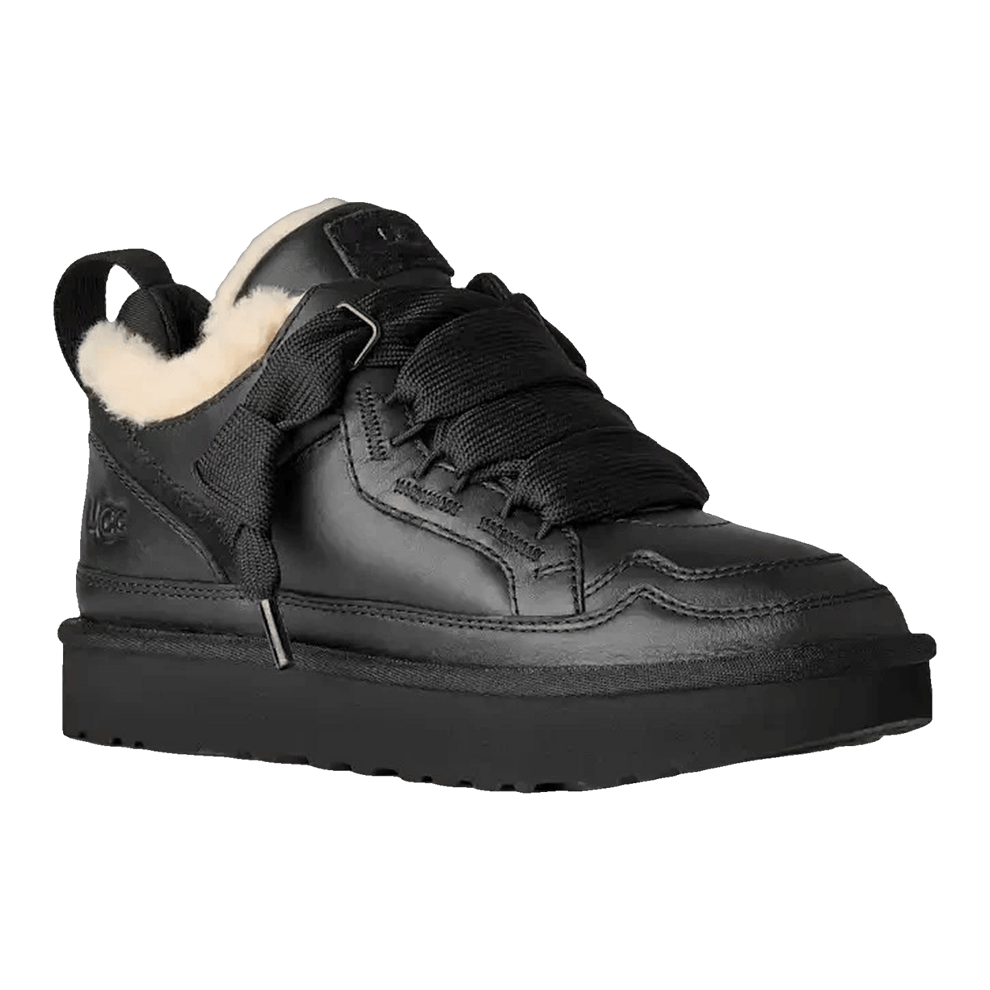 UGG Lowmel Leather Black (W) Side