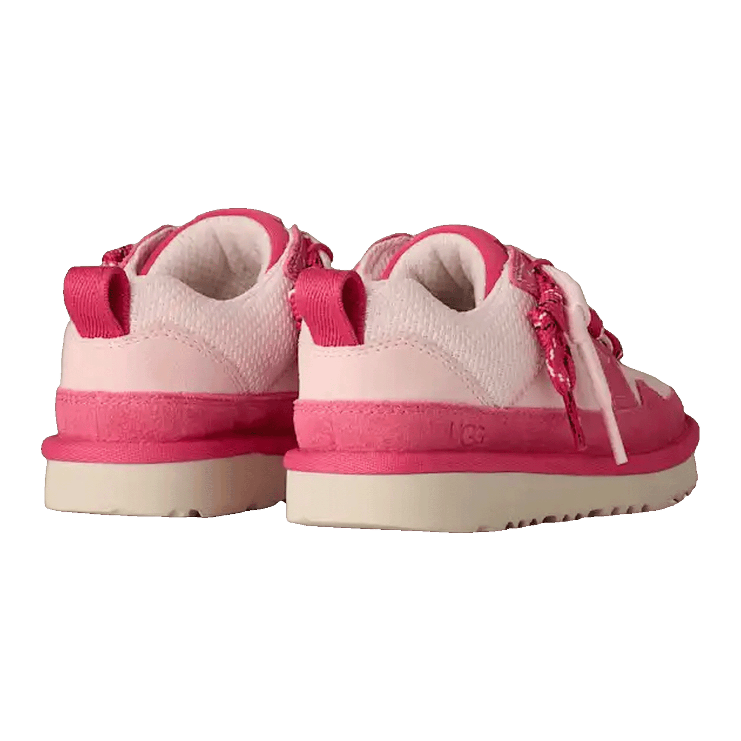 UGG Lowmel Lo Pink Bloom Multi (Kids) Back