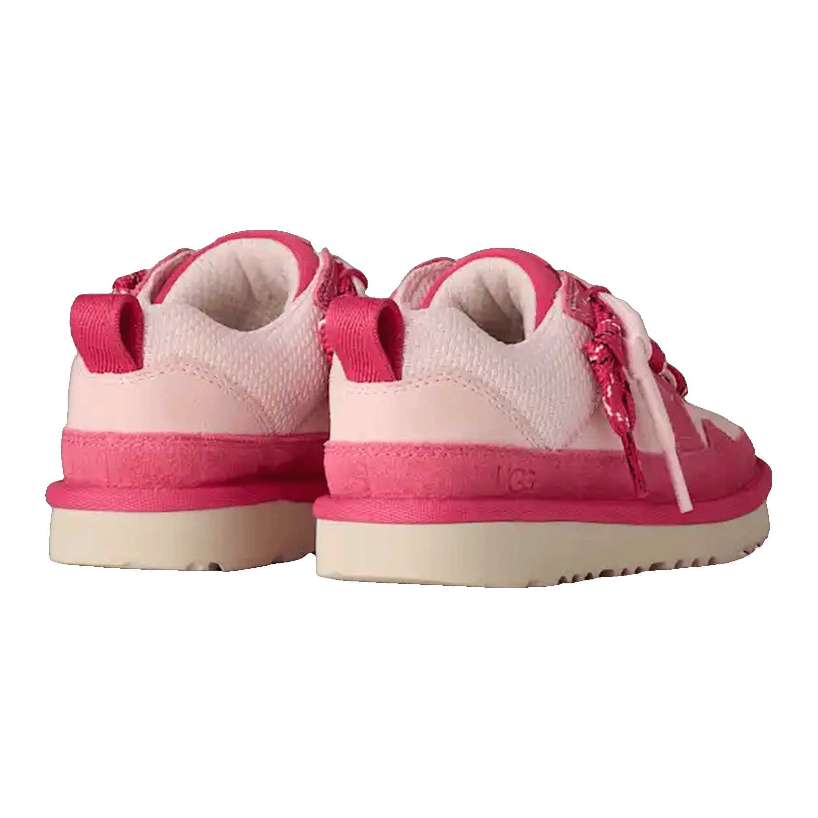 UGG Lowmel Lo Pink Bloom Multi (Kids) Back