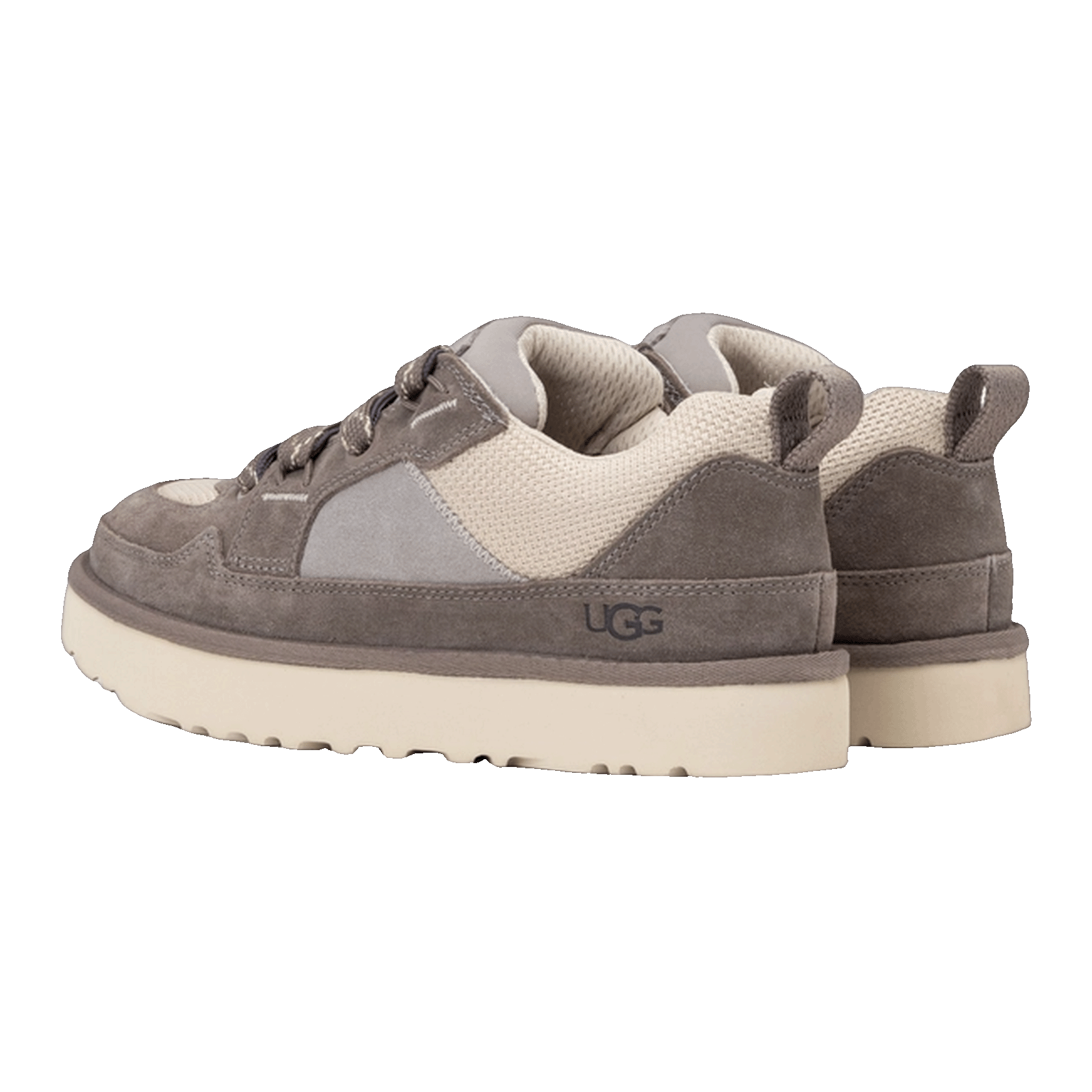 UGG Lowmel Lo Smoke Plume Brown Back