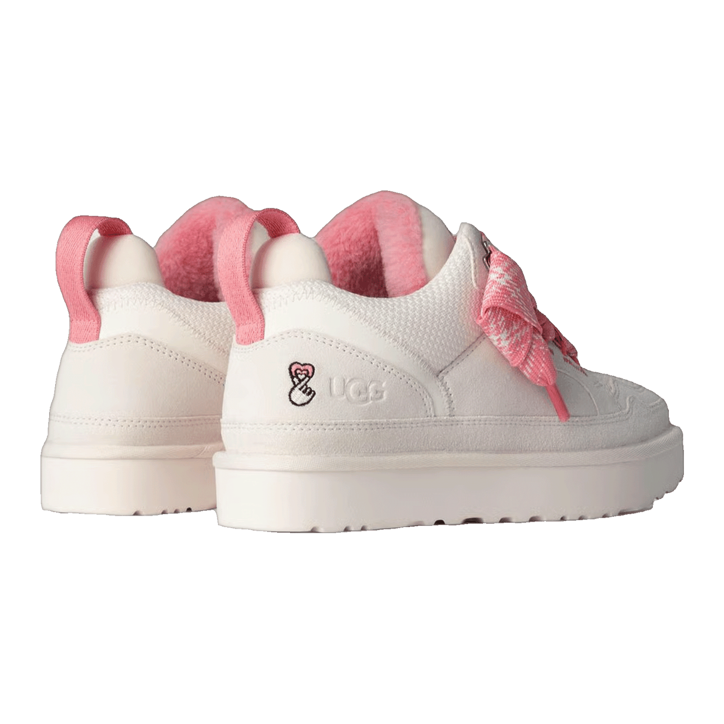 UGG Lowmel Love '25 Jasmine Tropical Pink (Kids) Back