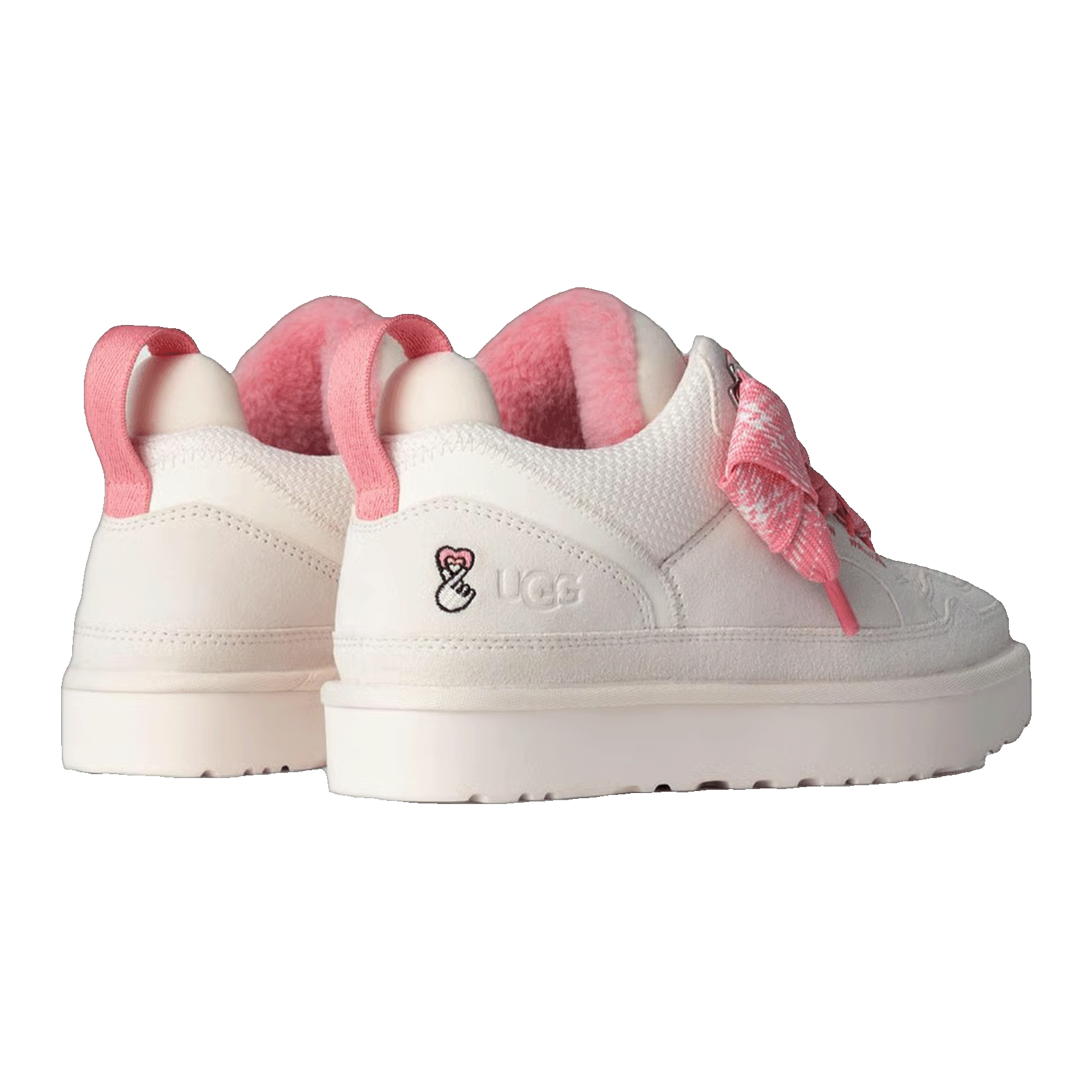 UGG Lowmel Love '25 Jasmine Tropical Pink (Kids) Back
