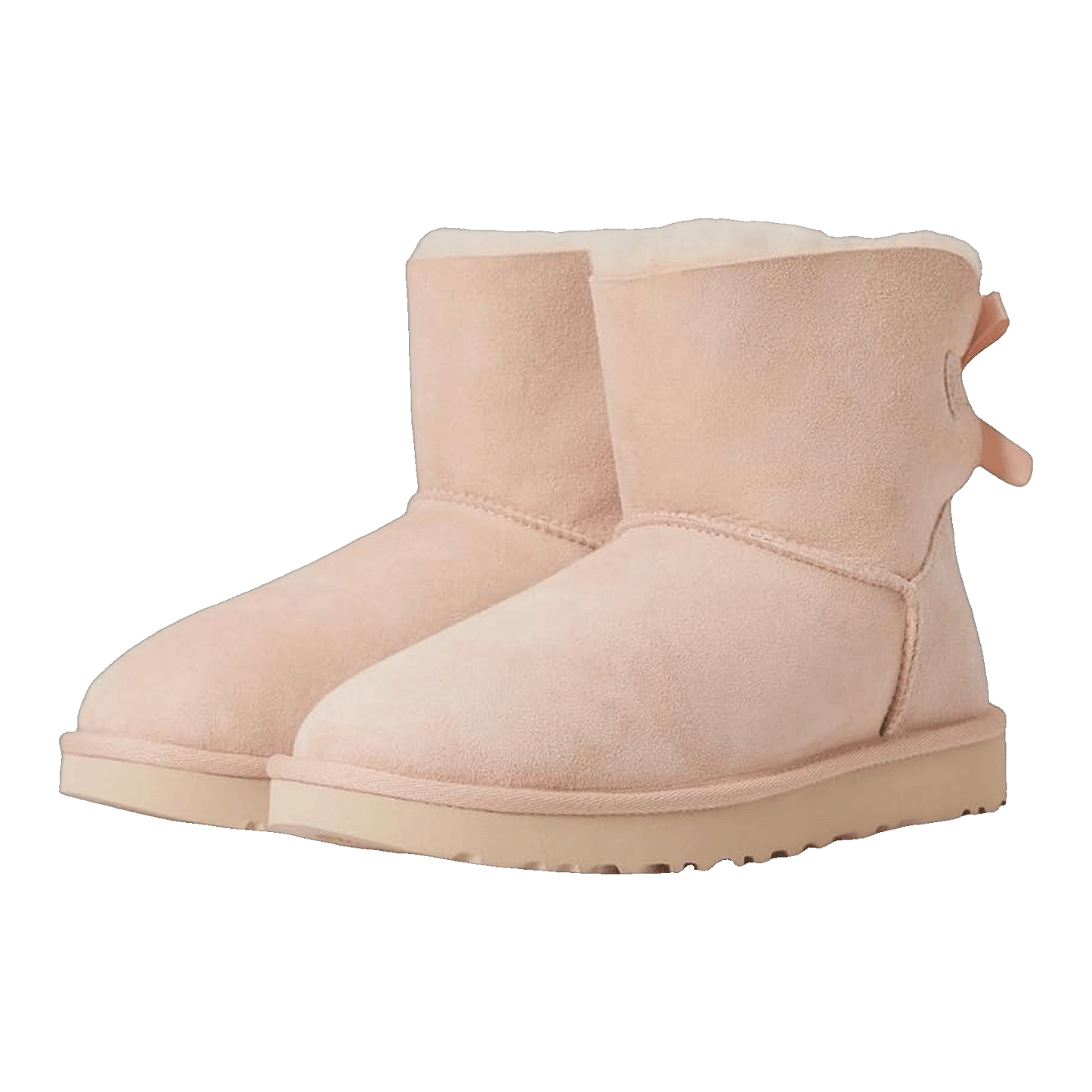 UGG Mini Bailey Bow II Beige Blush (W) Side