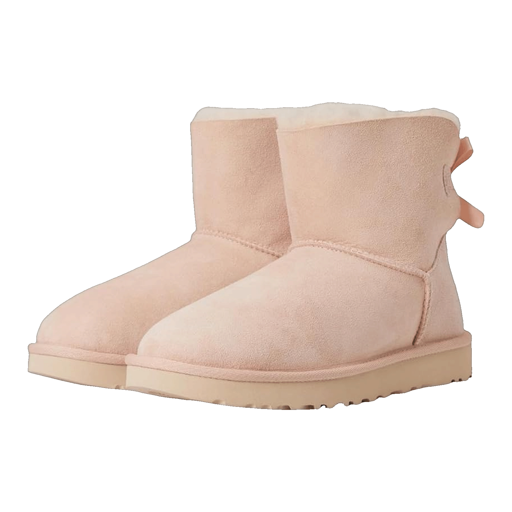 UGG Mini Bailey Bow II Beige Blush (W) Side