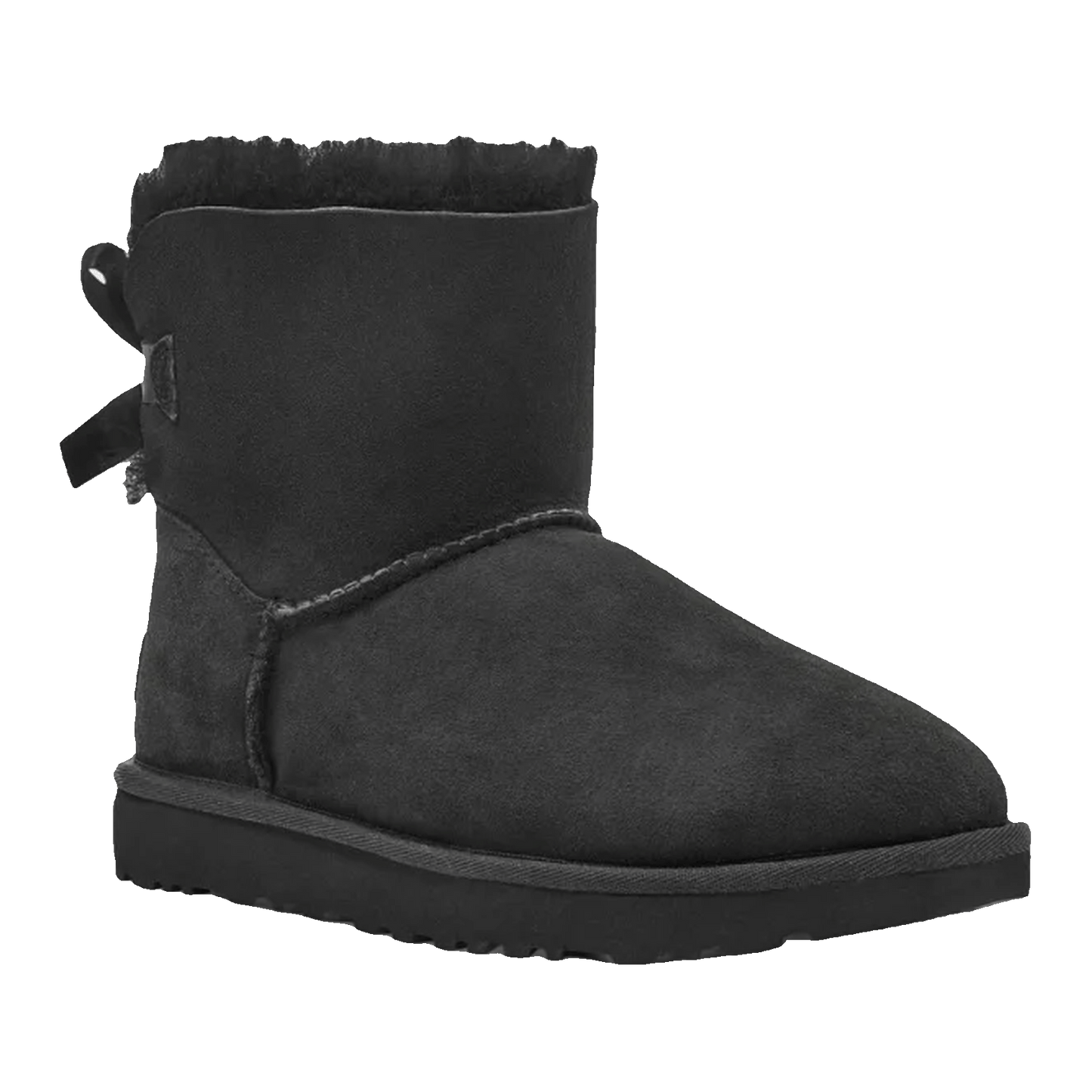 UGG Mini Bailey Bow II Black (W) Side