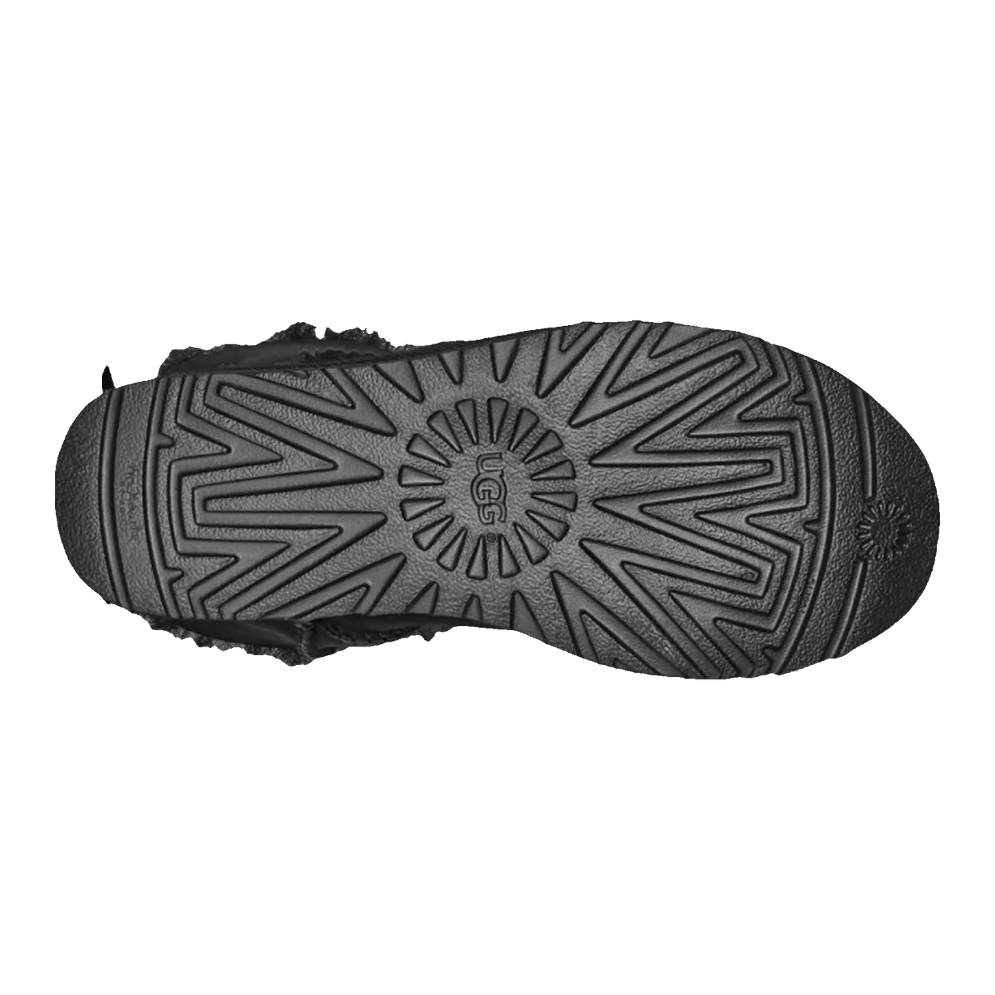 UGG Mini Bailey Bow II Black (W) Sohle