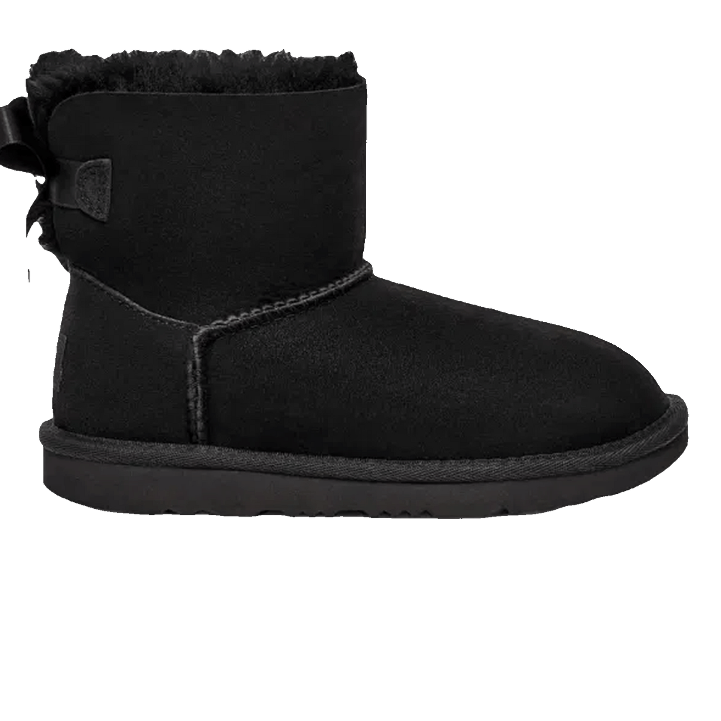 UGG Mini Bailey Bow II Boot Black (Kids)