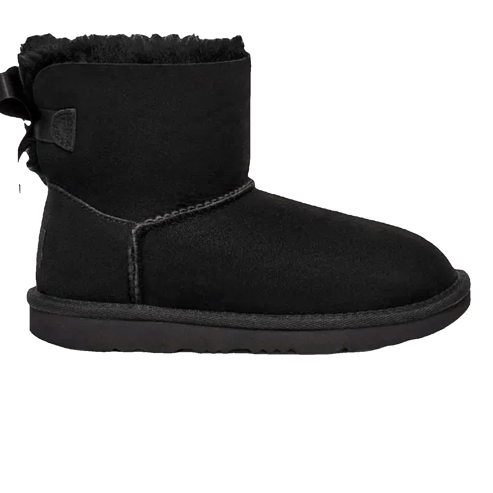 UGG Mini Bailey Bow II Boot Black (Kids)
