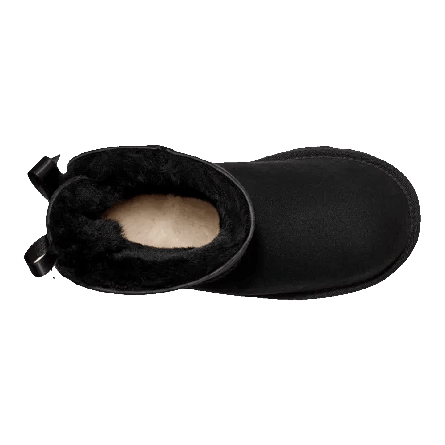 UGG Mini Bailey Bow II Boot Black (Kids) Oben