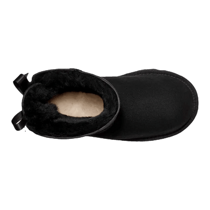 UGG Mini Bailey Bow II Boot Black (Kids) Oben