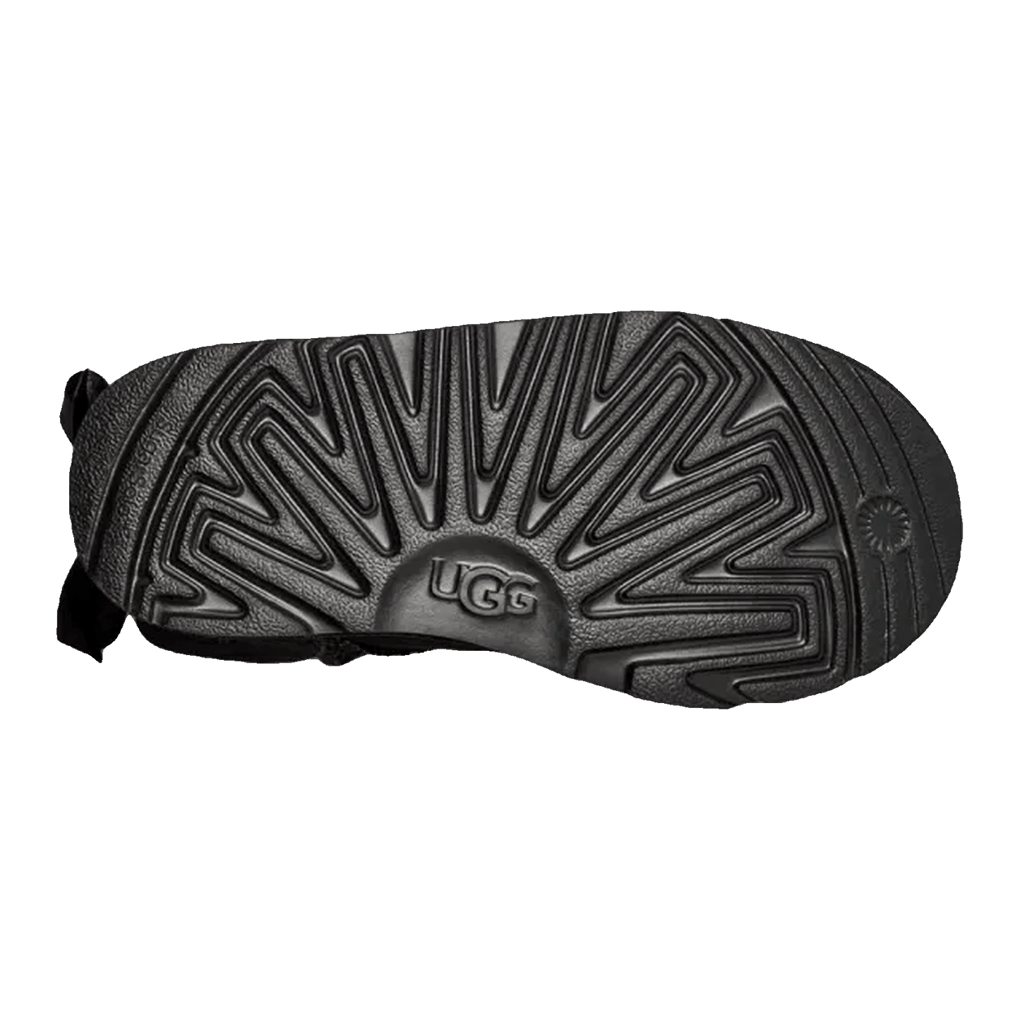 UGG Mini Bailey Bow II Boot Black (Kids) Sohle