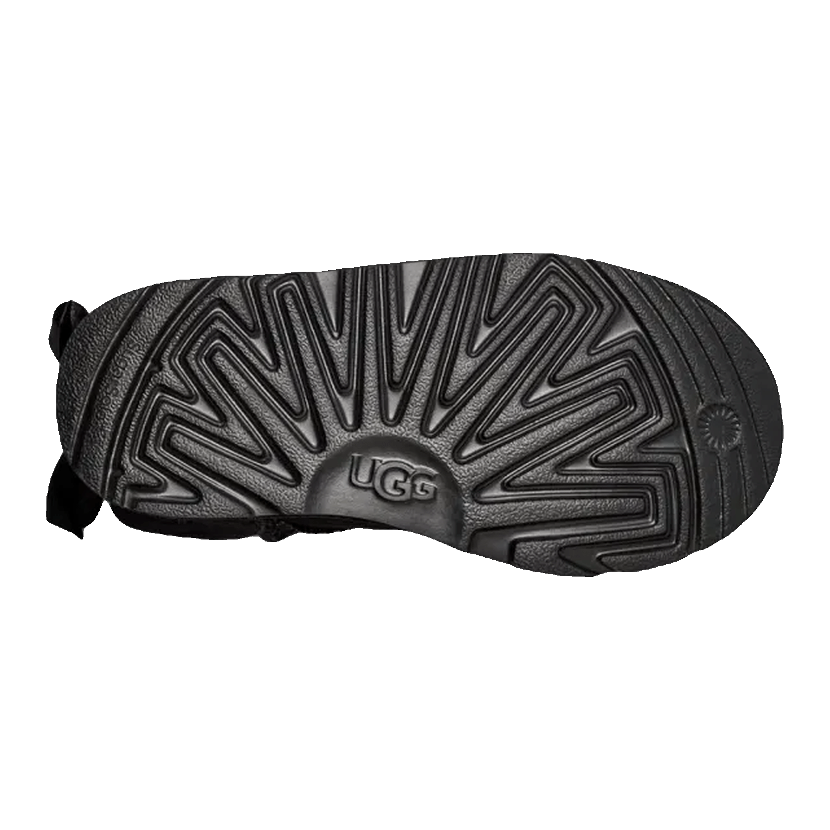 UGG Mini Bailey Bow II Boot Black (Kids) Sohle