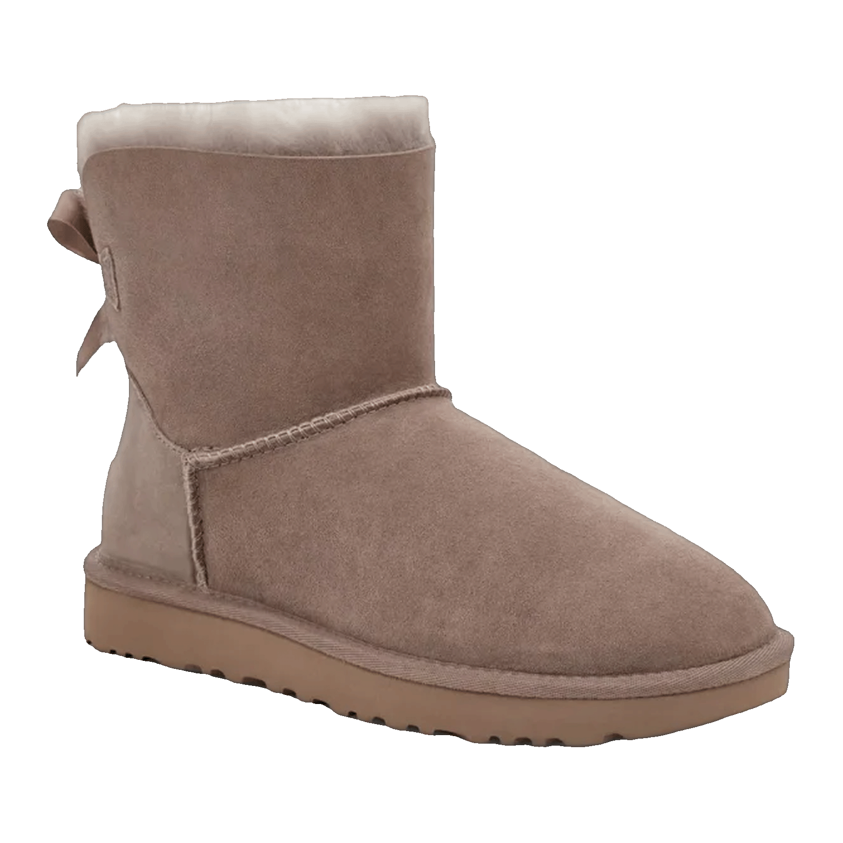 UGG Mini Bailey Bow II Boot Caribou (W) Side
