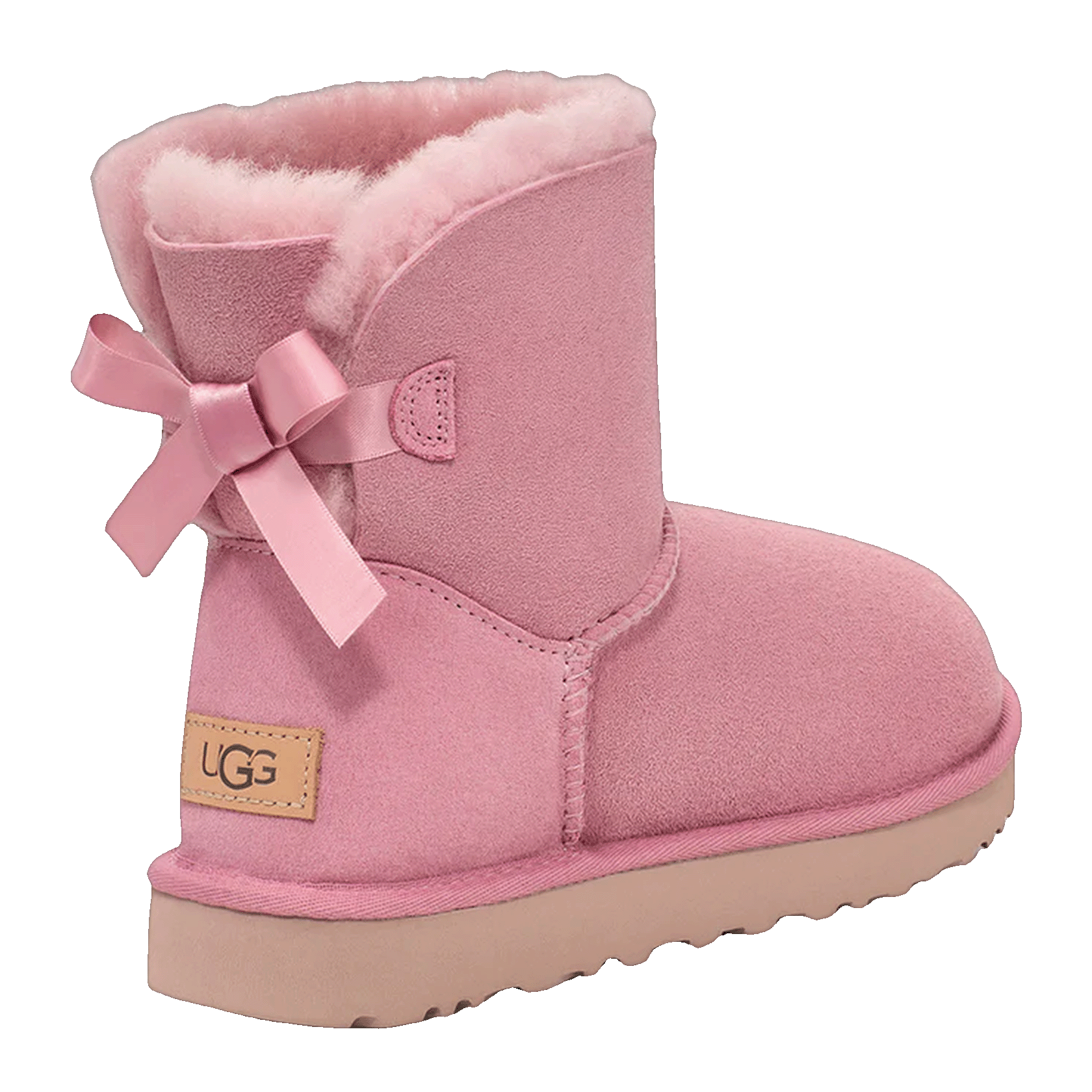 UGG Mini Bailey Bow II Dusty Orchid (W) Back
