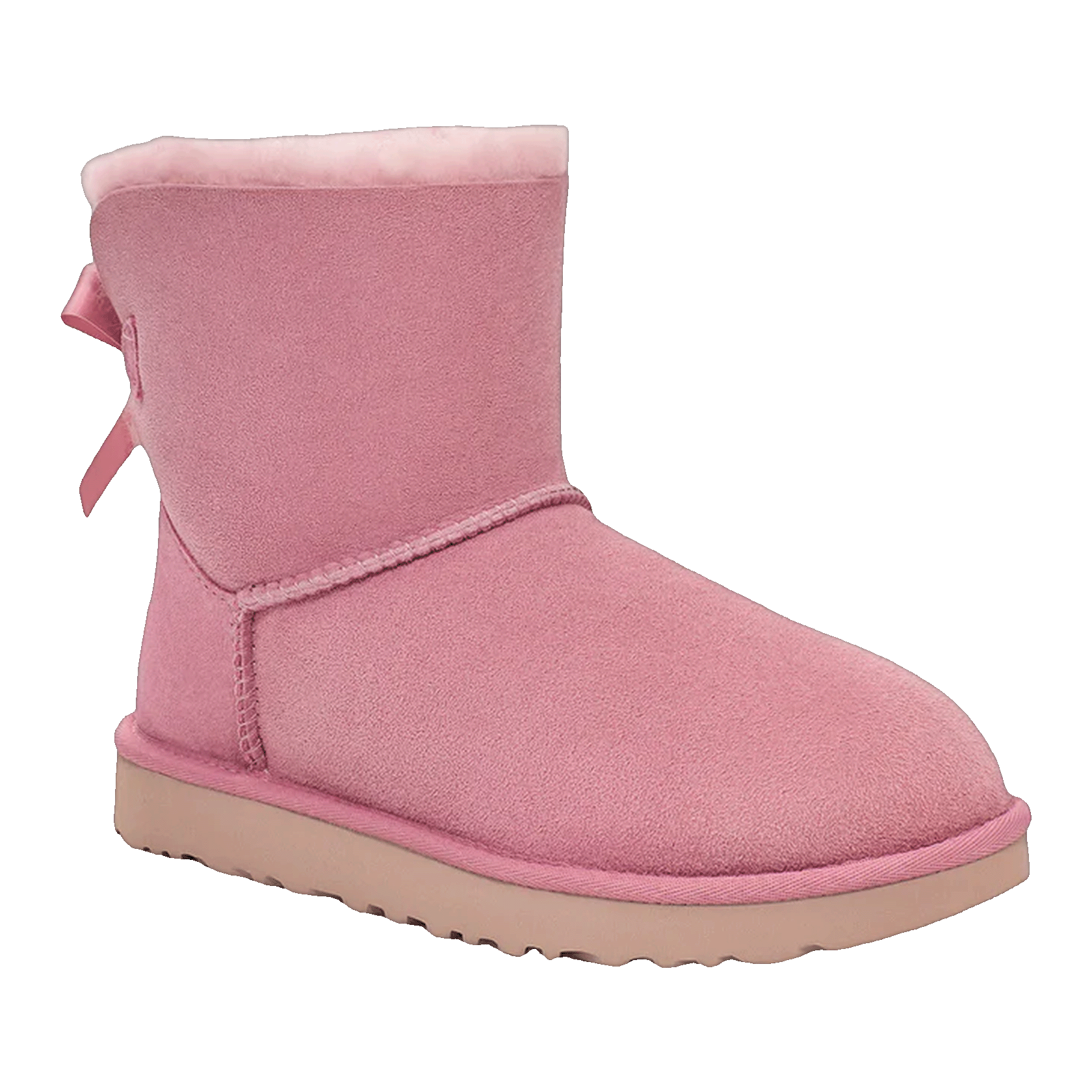 UGG Mini Bailey Bow II Dusty Orchid (W) Side