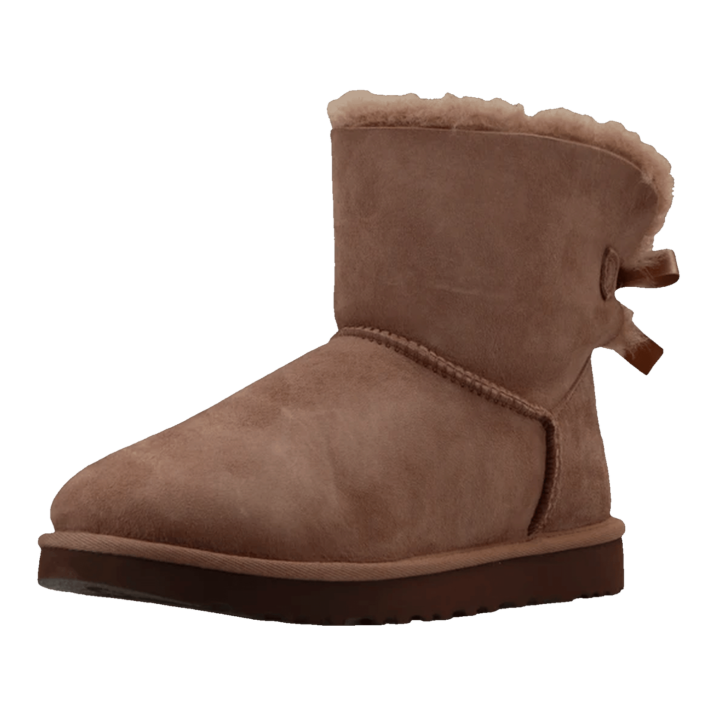 UGG Mini Bailey Bow II Rocky Oak (W) Side