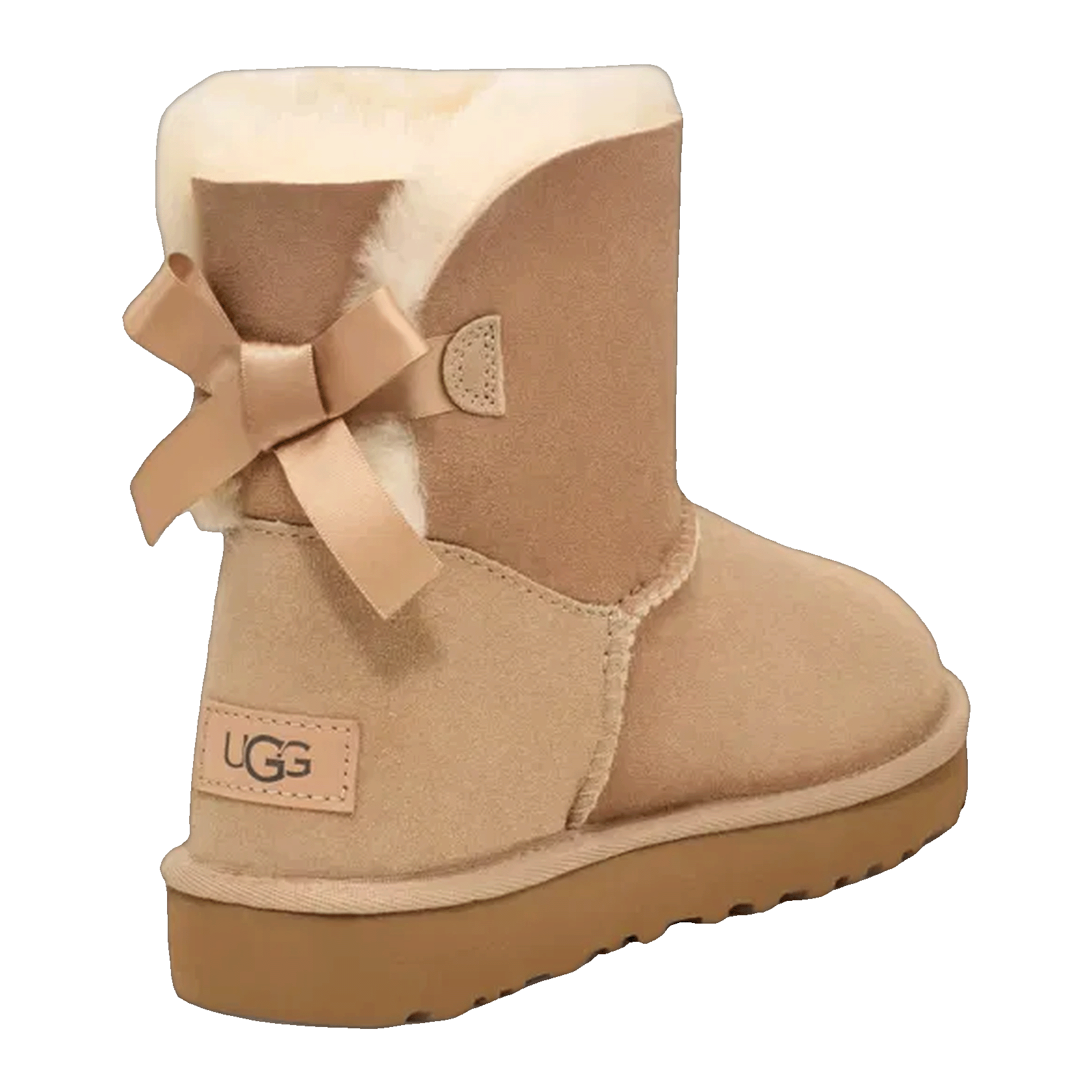 UGG Mini Bailey Bow II Sand (W) Back