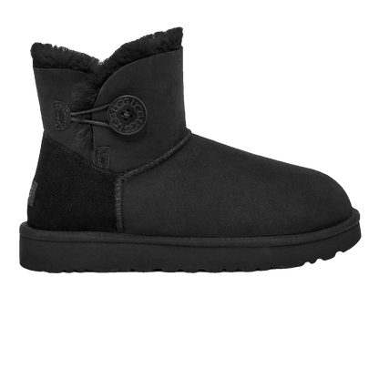 UGG Mini Bailey Button Boot Black (W)