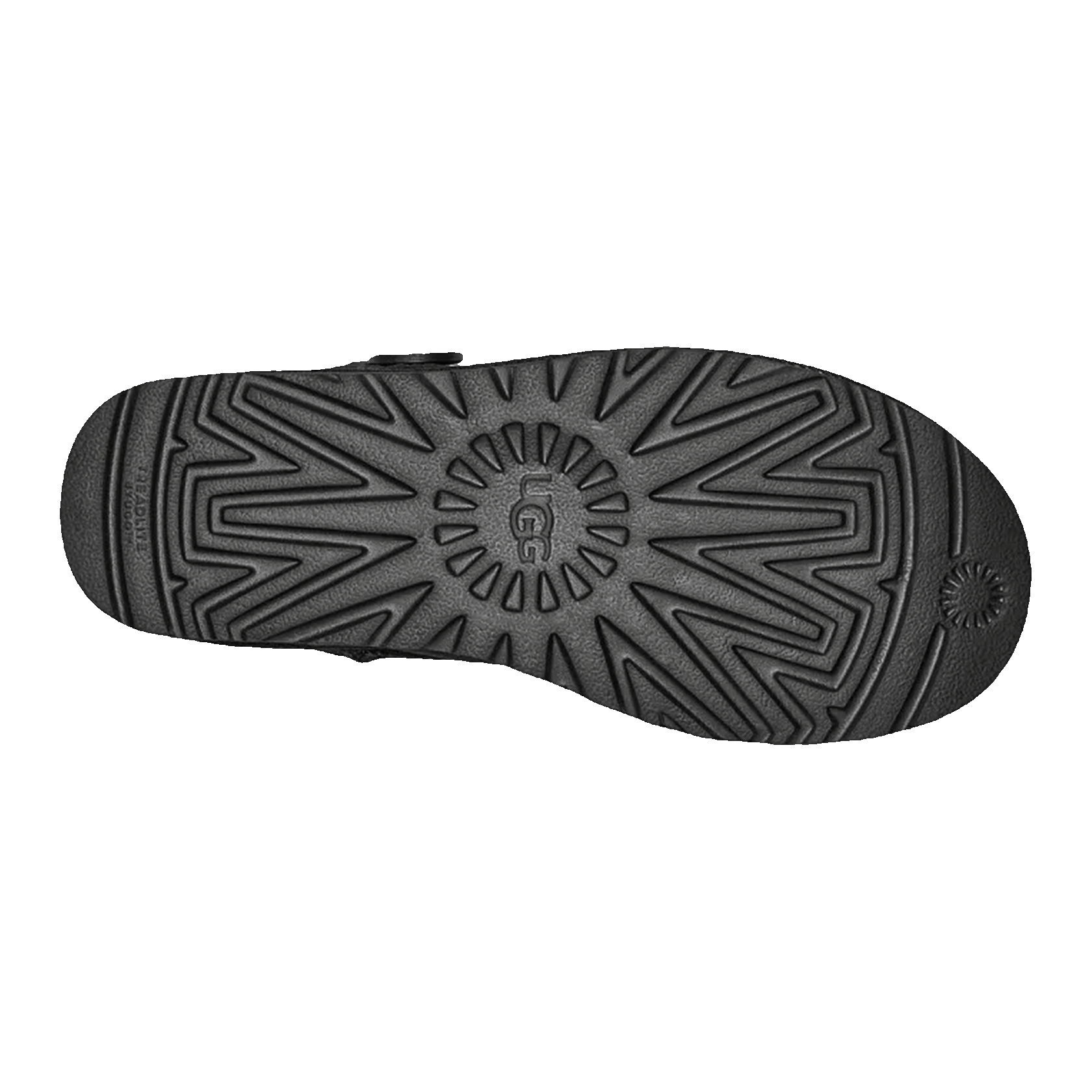 UGG Mini Bailey Button Boot Black (W) Sohle