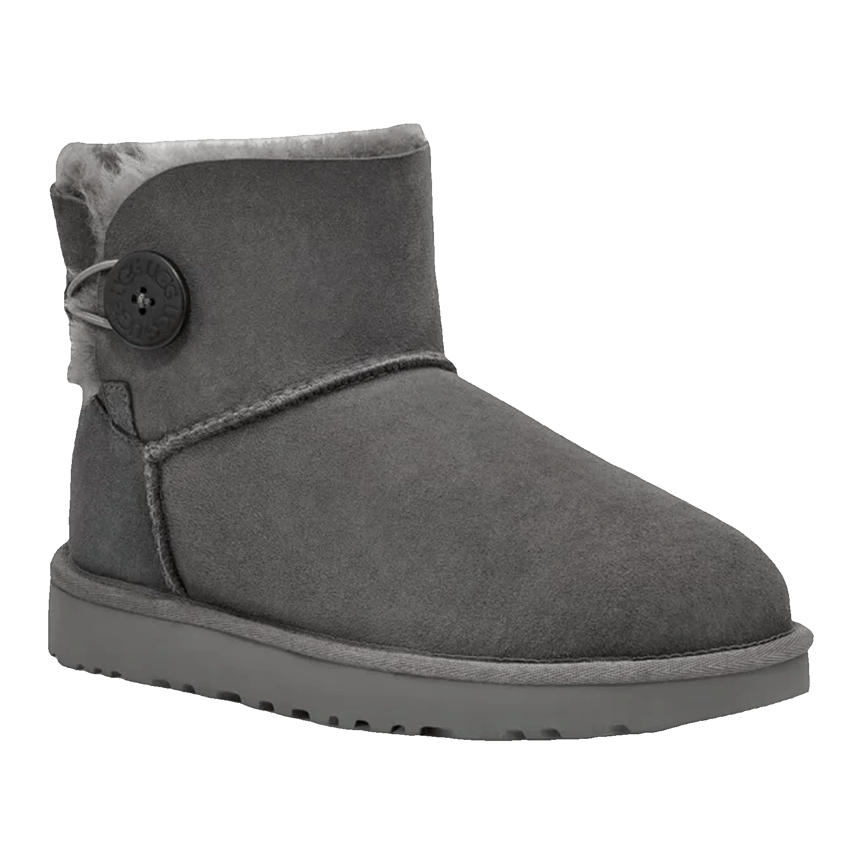 UGG Mini Bailey Button II Grey (W) Side