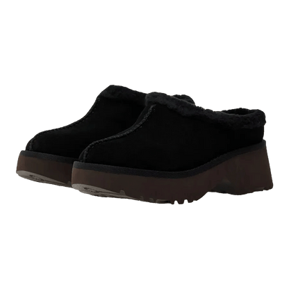 UGG New Heights Cozy Clog Black (W) Side