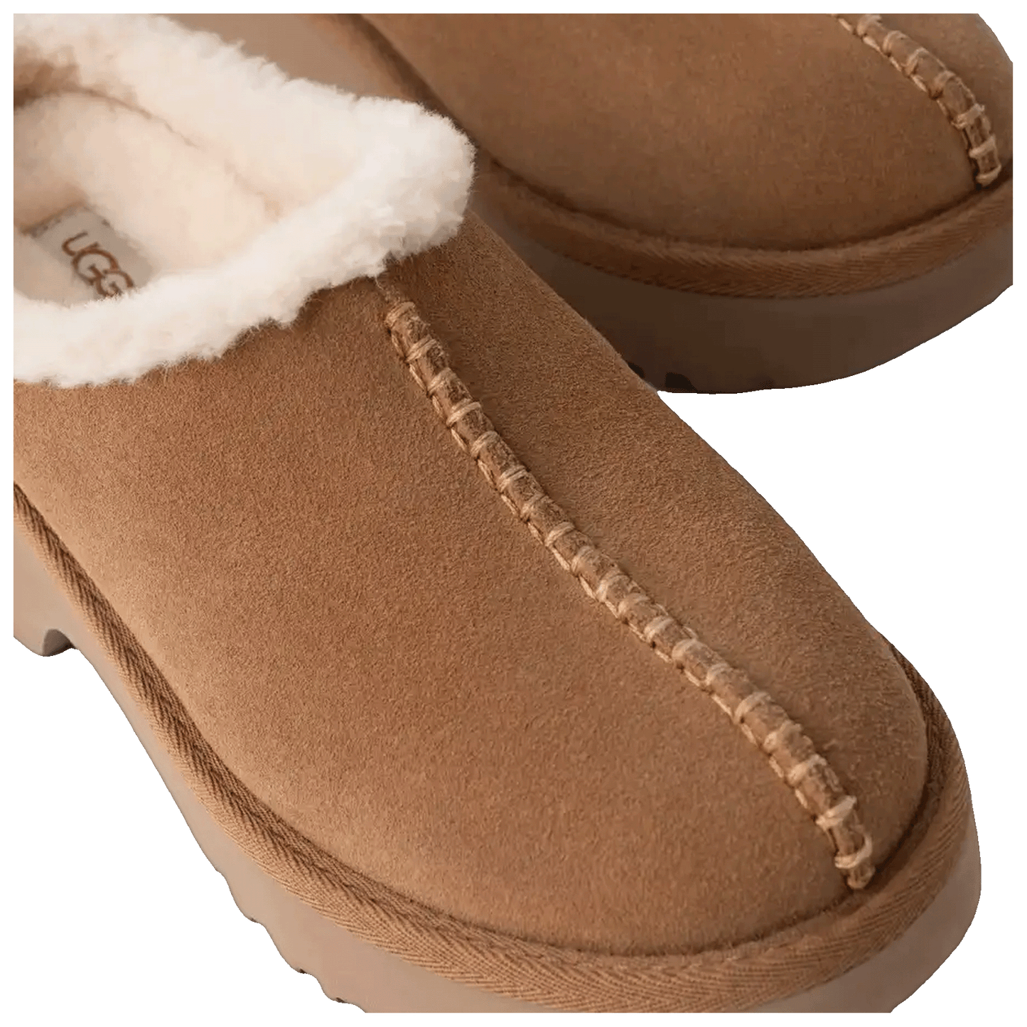 UGG New Heights Cozy Clog Chestnut (W) Oben