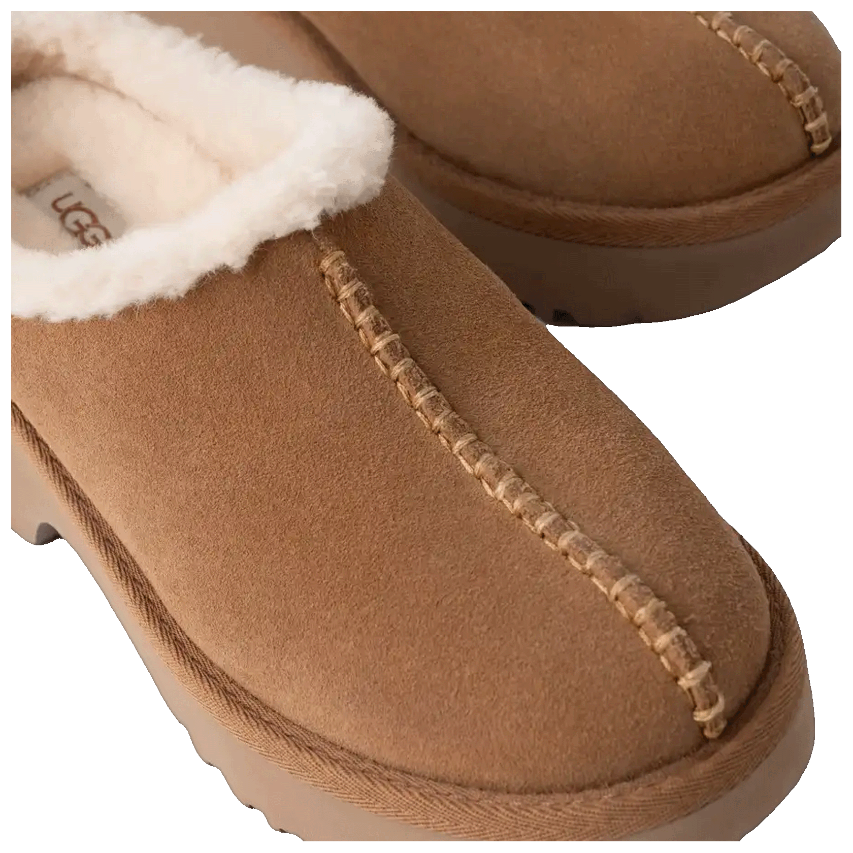 UGG New Heights Cozy Clog Chestnut (W) Oben