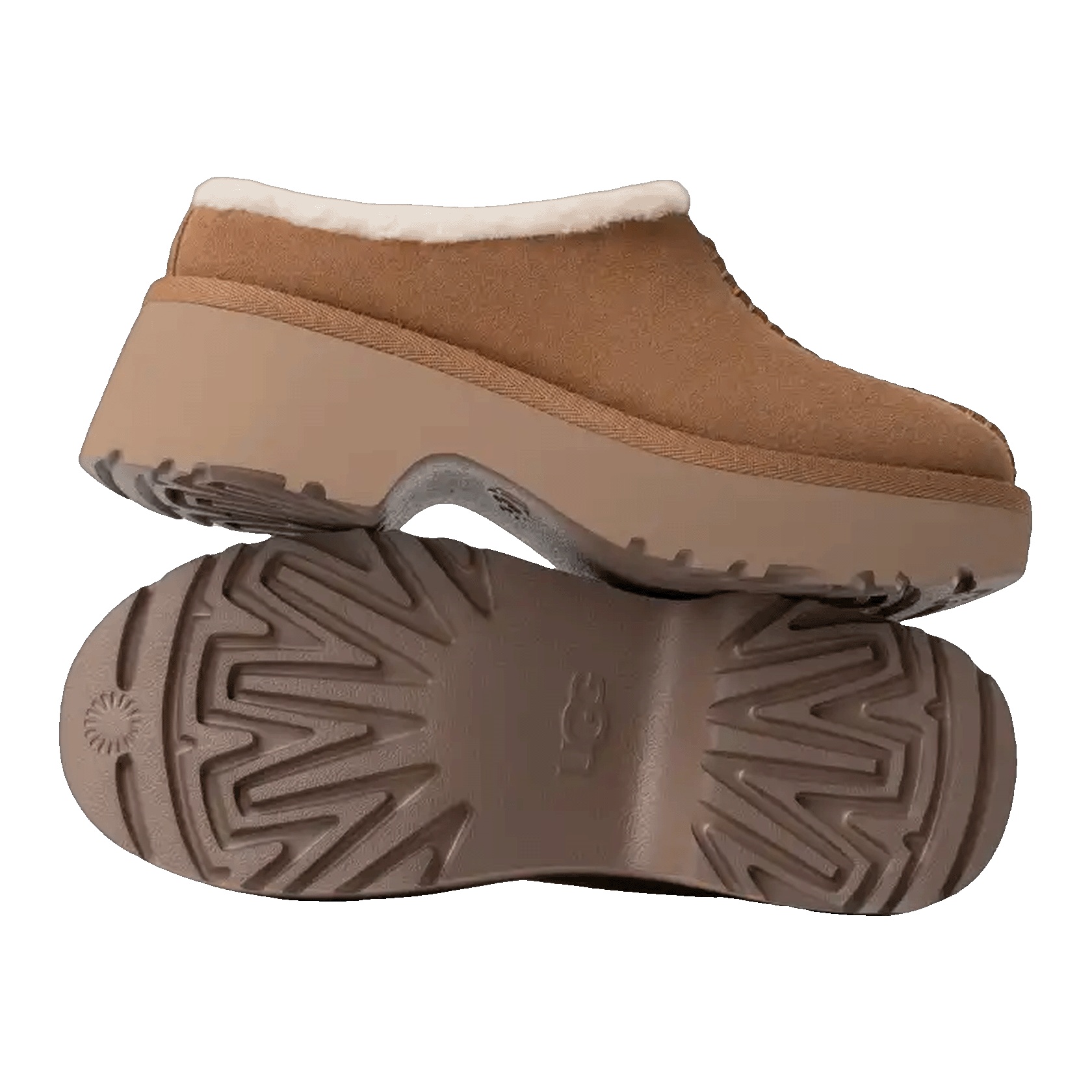 UGG New Heights Cozy Clog Chestnut (W) Sohle