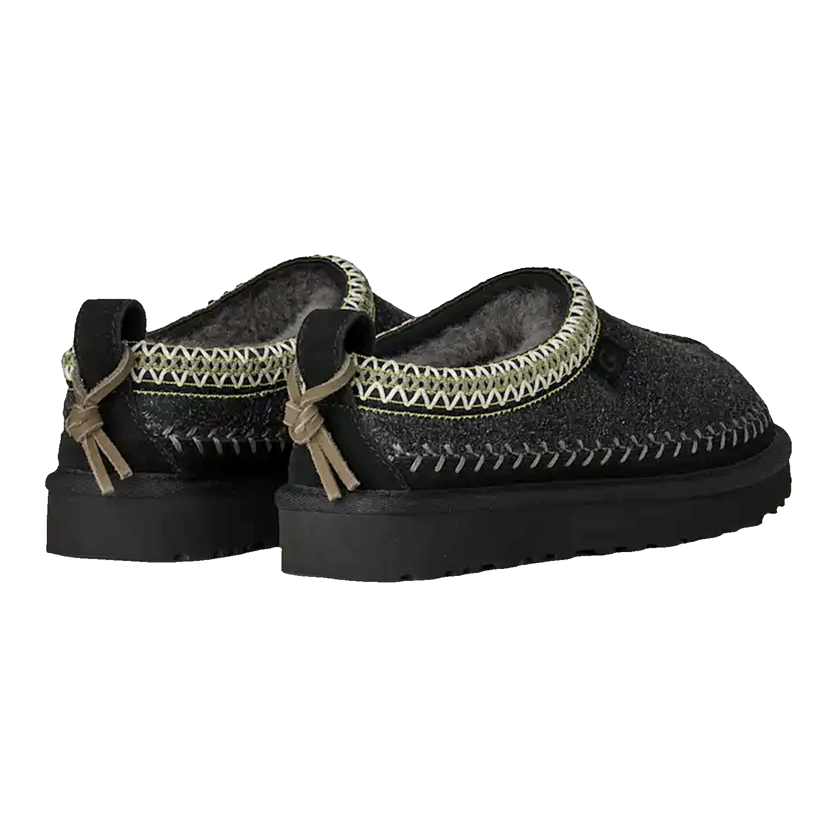 UGG Tasman Biarritz Slipper Black (W) Back