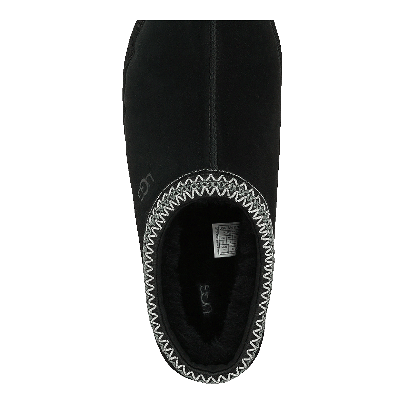 UGG Tasman II Slipper Black Oben