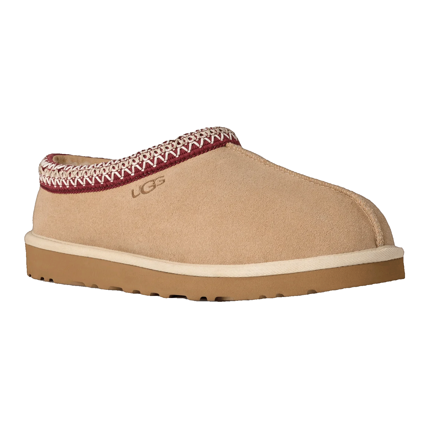 UGG Tasman II Slipper Driftwood Biking Red Side