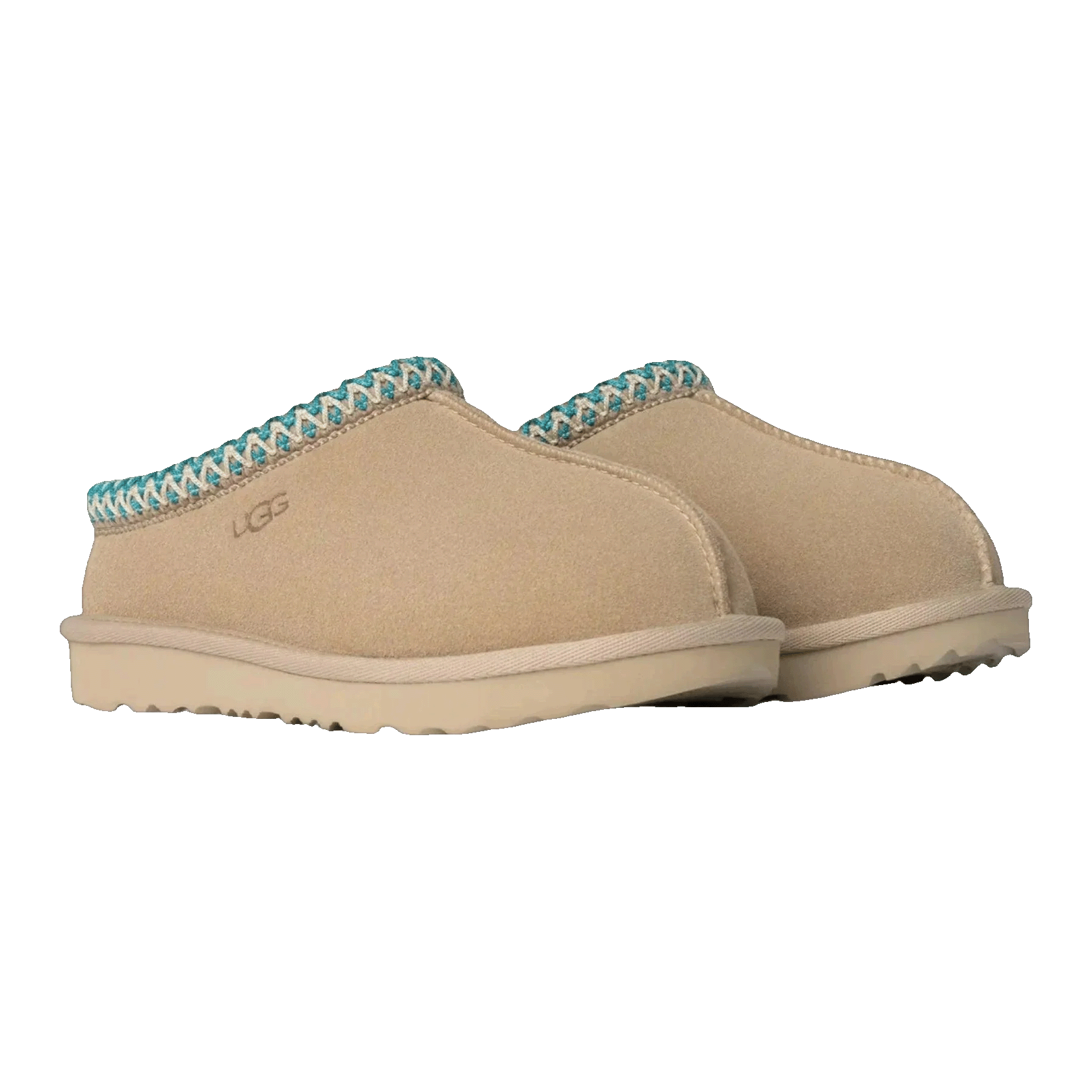 UGG Tasman II Slipper Driftwood White Pepper (Kids) Side